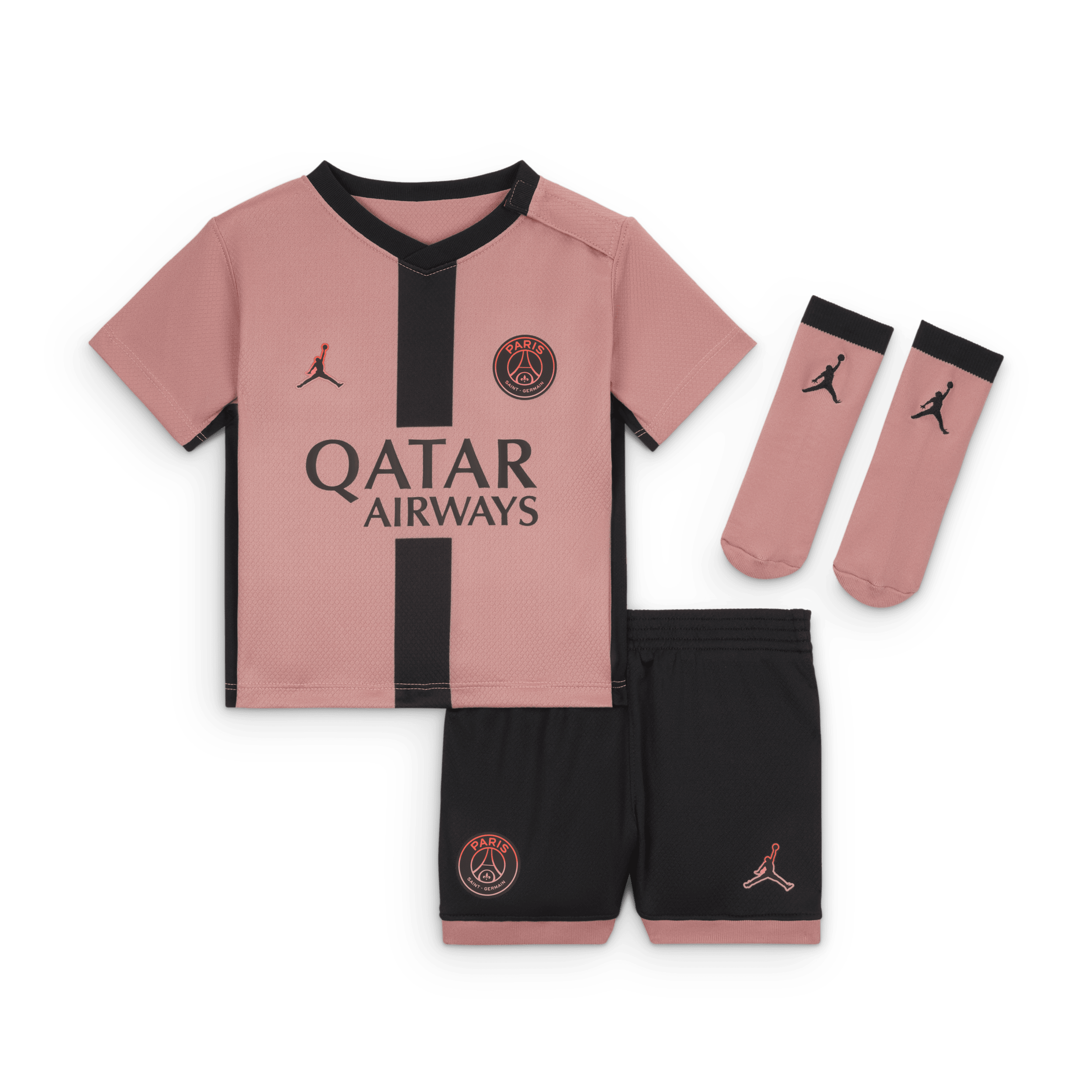 3e ensemble trois pièces de foot replica Jordan Paris Saint-Germain 2024/25 Stadium pour bébé et tou