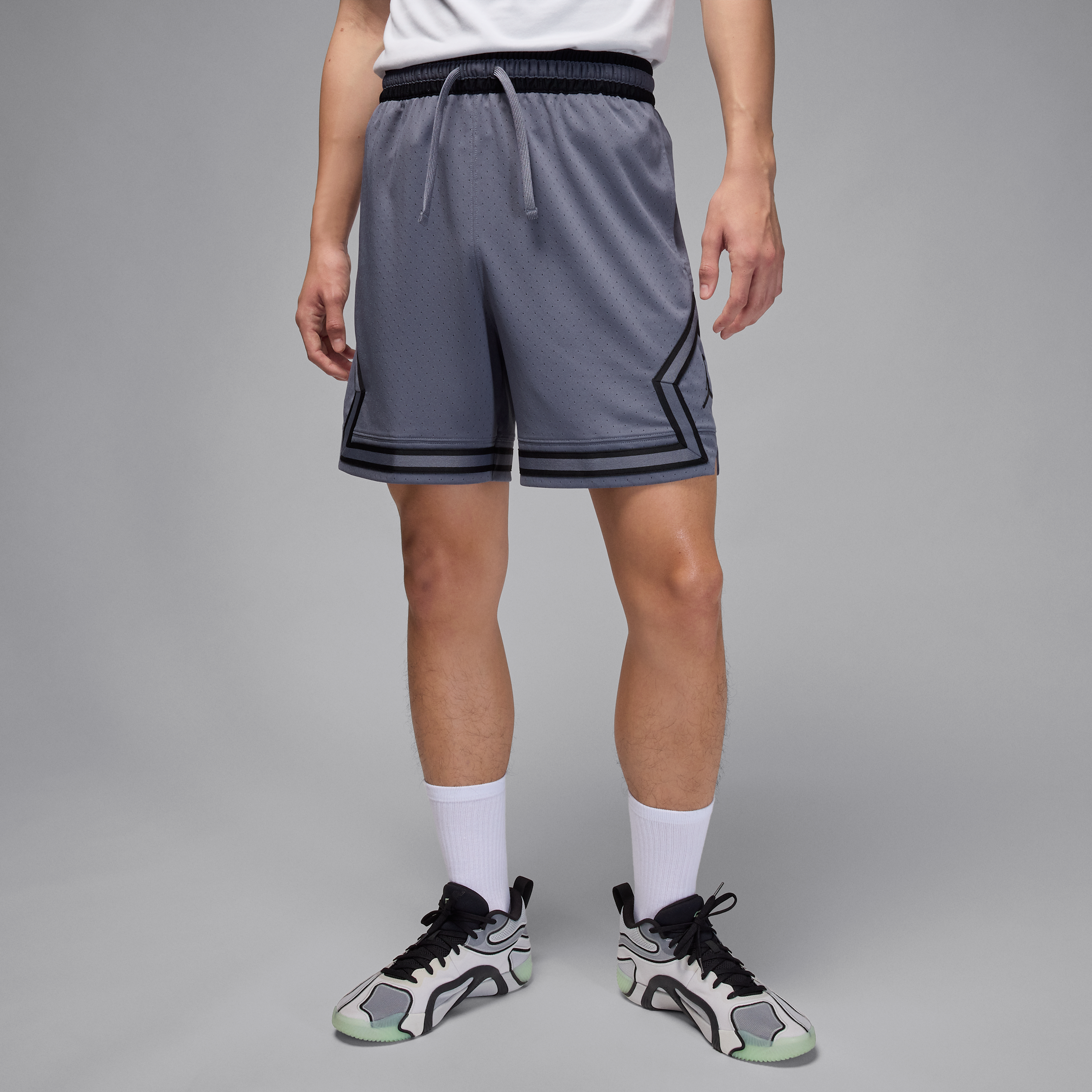 Thumbnail - Jordan Sport Dri-FIT Diamond Mesh-Shorts (Herren) - Grau