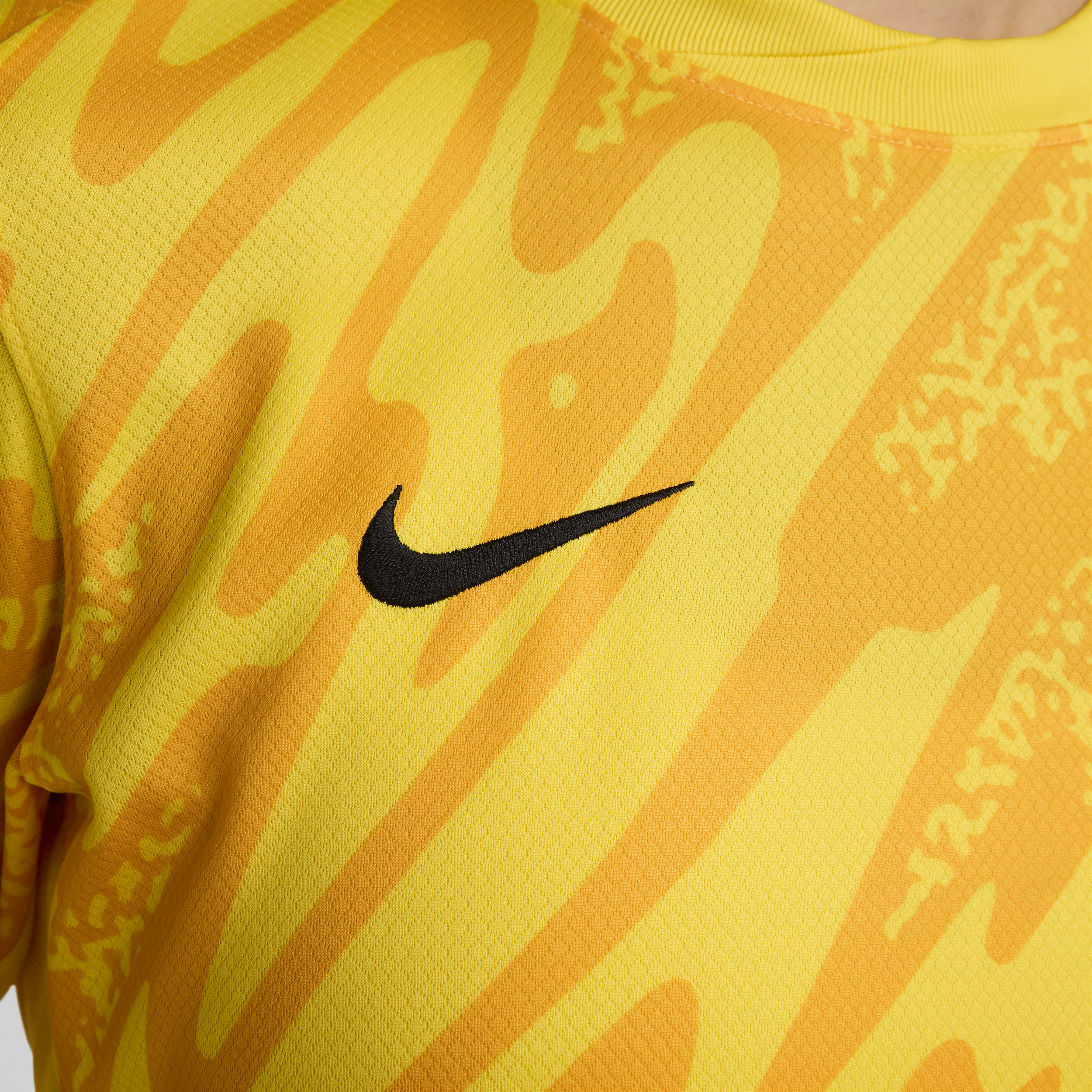 Maillot de foot replica Nike Dri-FIT FFF 2024 Stadium Gardienne de but pour femme - Jaune