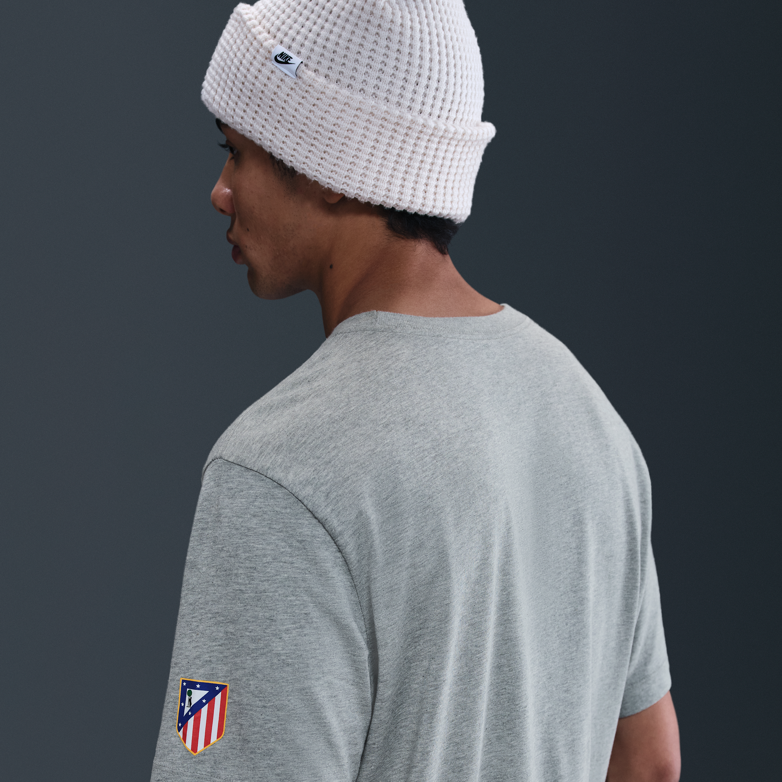 Thumbnail - Atlético Madrid Fußball-T-Shirt (Herren) - Grau