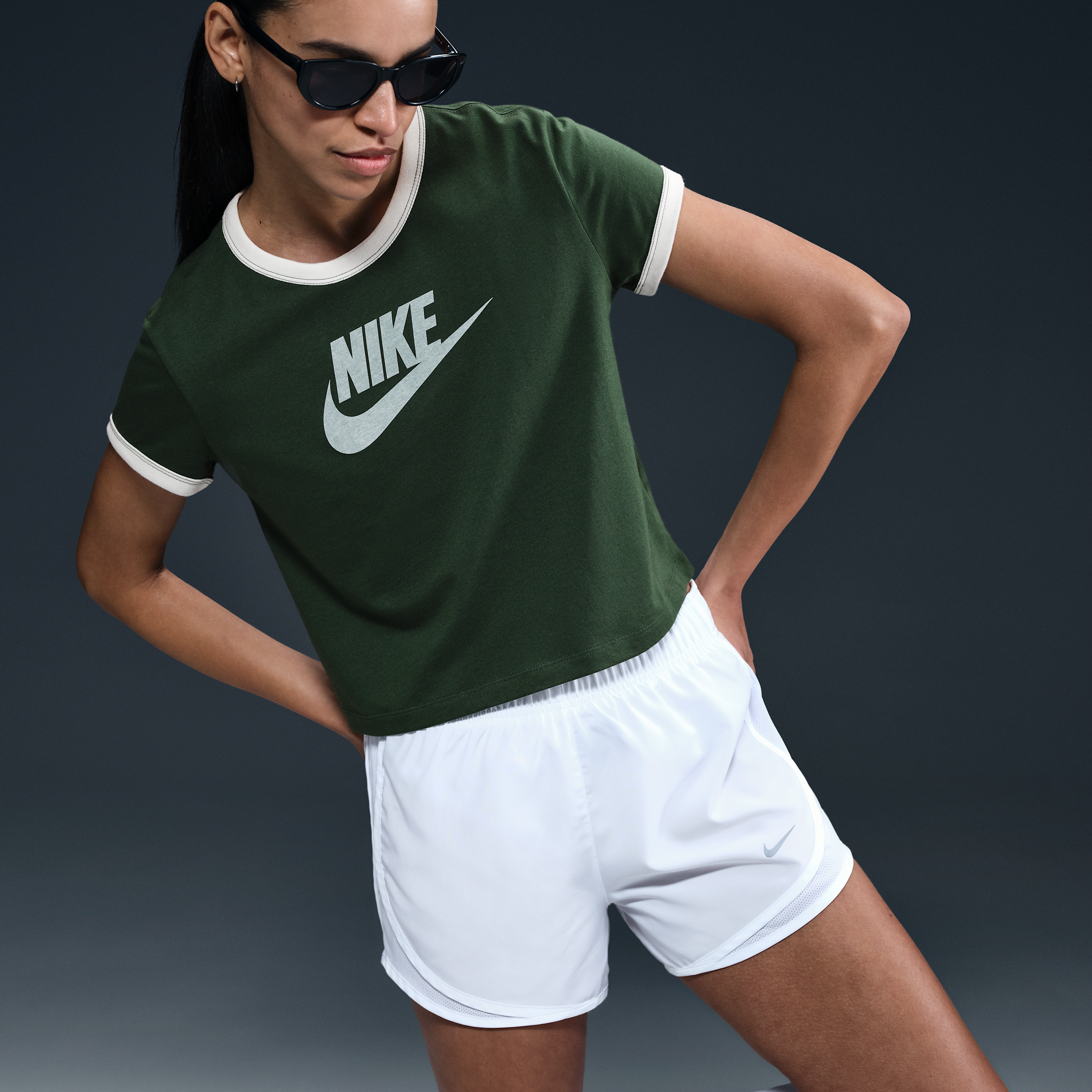 T shirt à manches courtes Ringer Nike Sportswear pour femme - vue 9