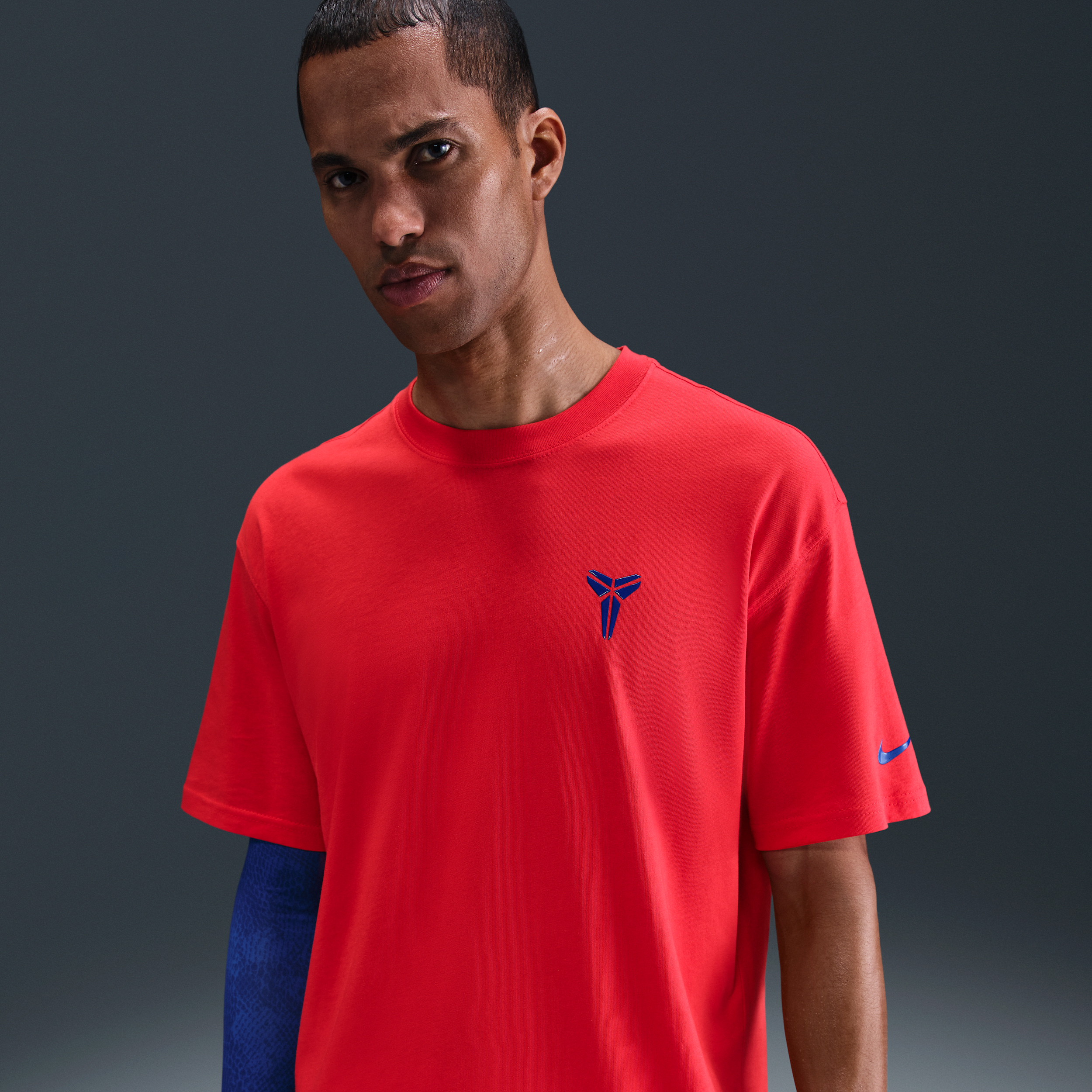 Thumbnail - Kobe Basketball-T-Shirt für Herren - Rot
