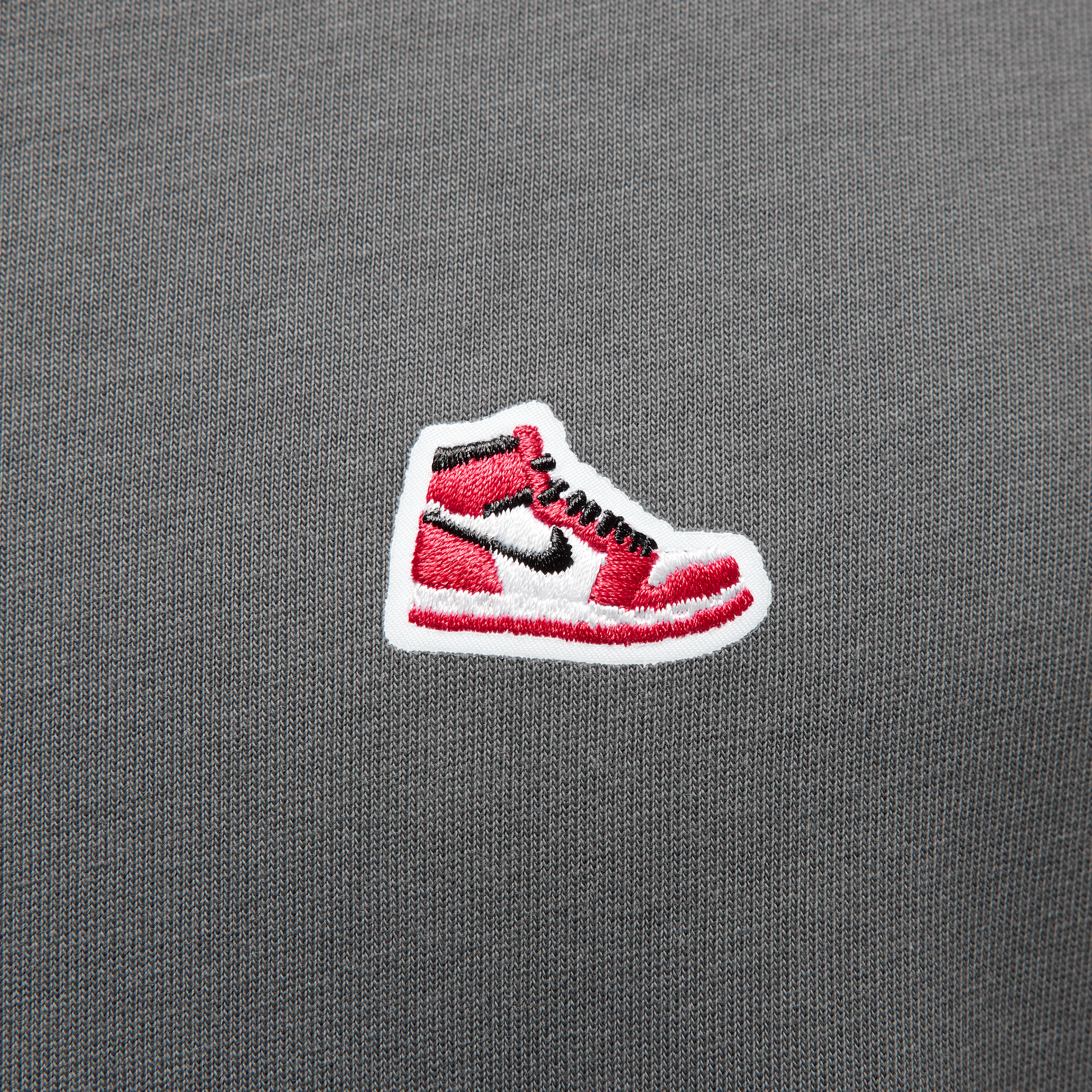 Jordan T-shirt met sneakerpatch voor heren Grijs