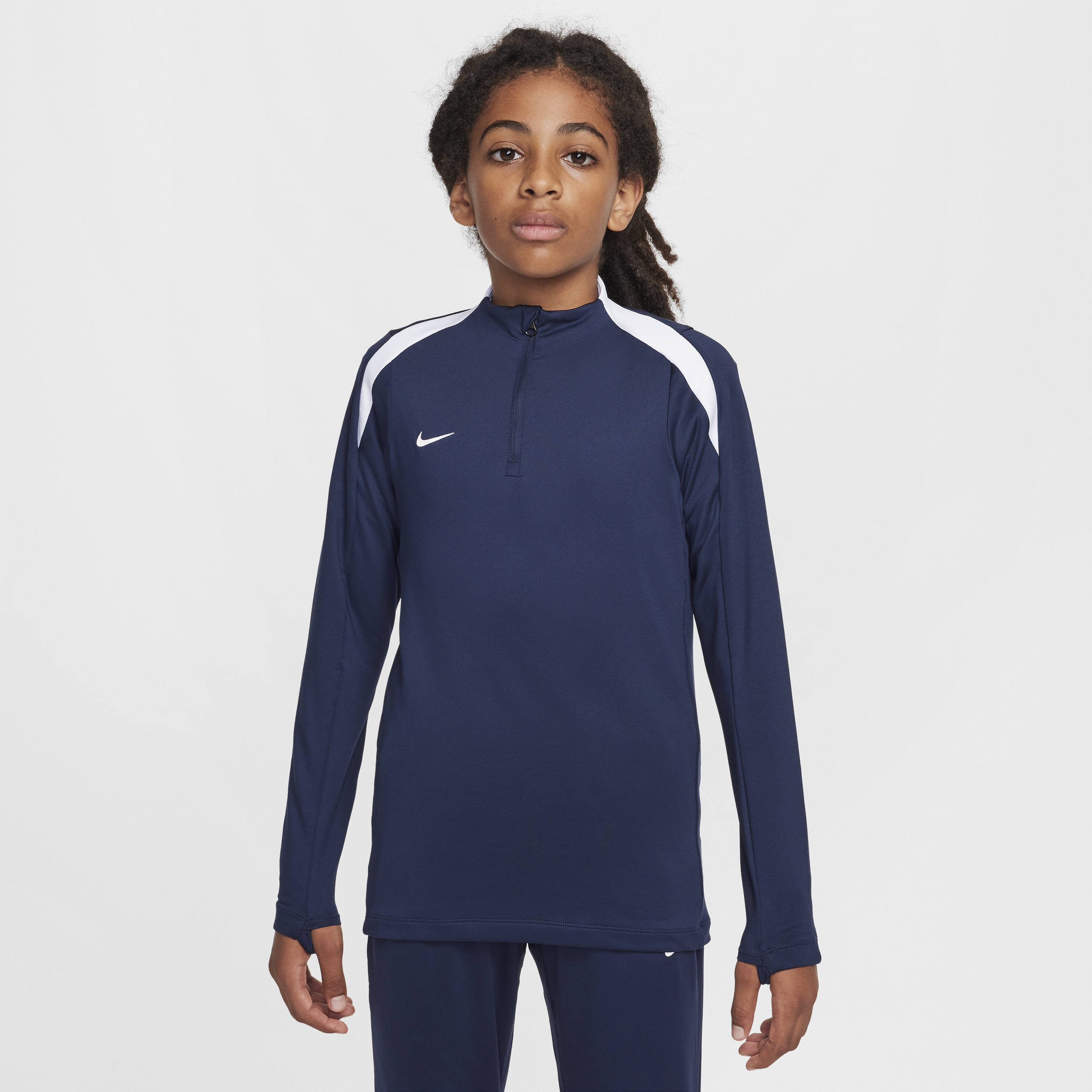 Haut d'entraînement de football Nike Dri-FIT Strike pour ado - Bleu