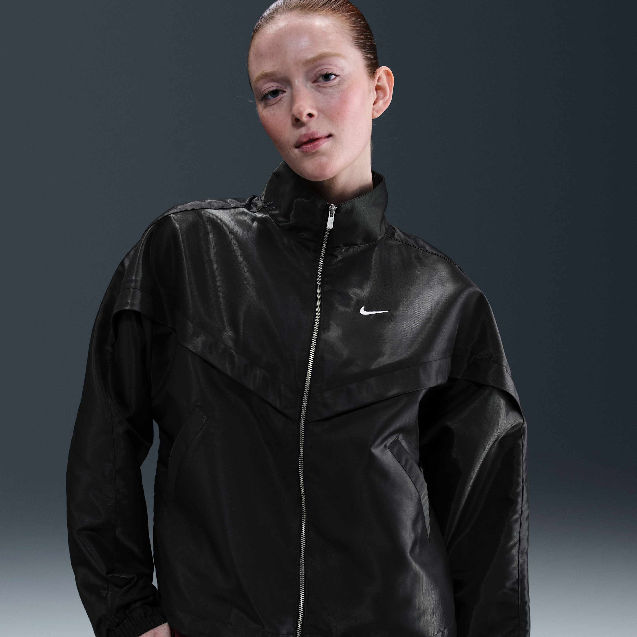 Thumbnail - Nike Sportswear Windrunner Damenjacke - Schwarz