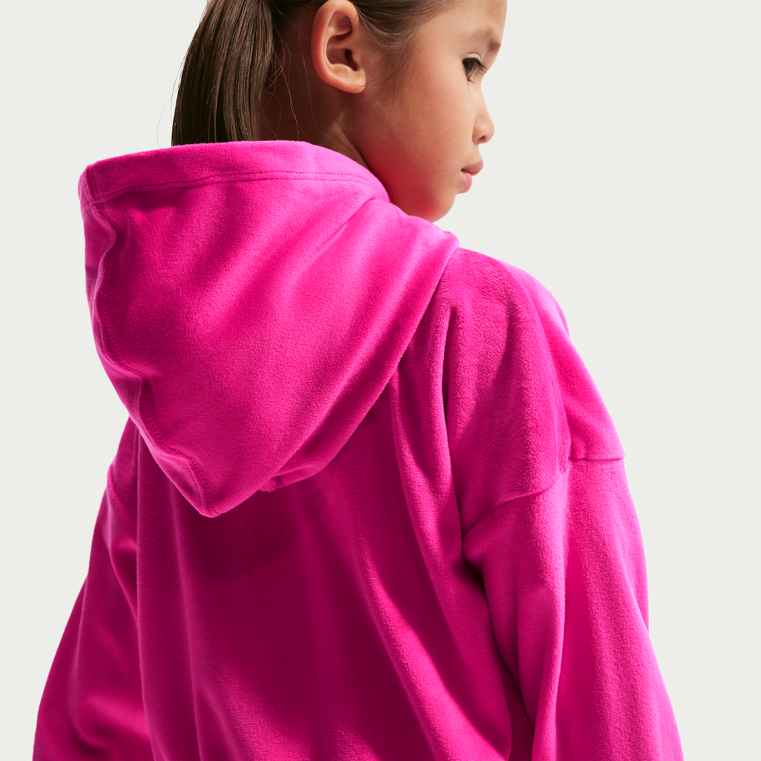 Thumbnail - Nike 2-teiliges Velours-Leggings-Set mit ausgestelltem Bein (jüngere Kinder) - Pink