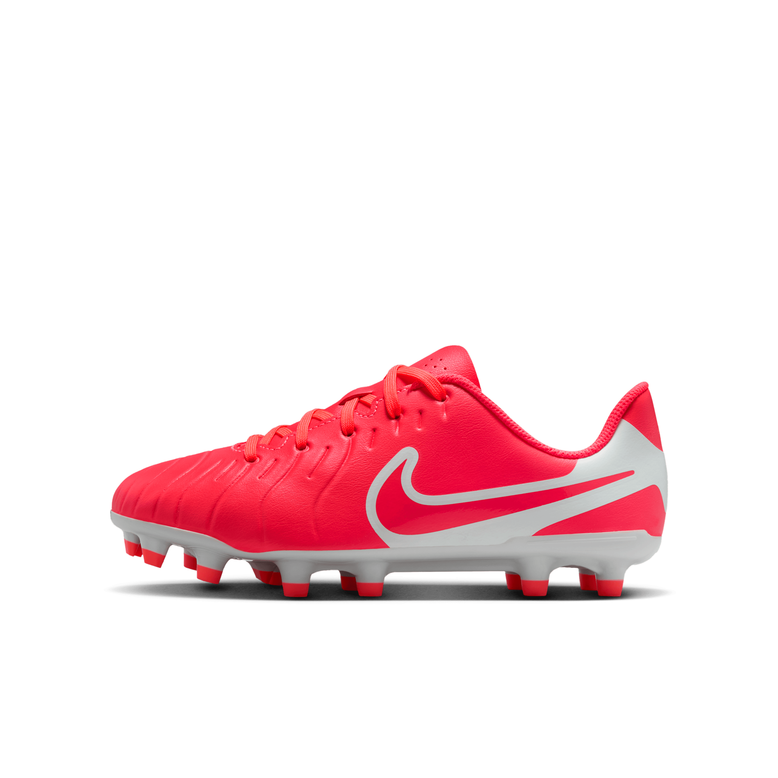 Chaussure de foot basse à crampons multi-surfaces Nike Jr. Tiempo Legend 10 Club pour enfant/ado - Rose