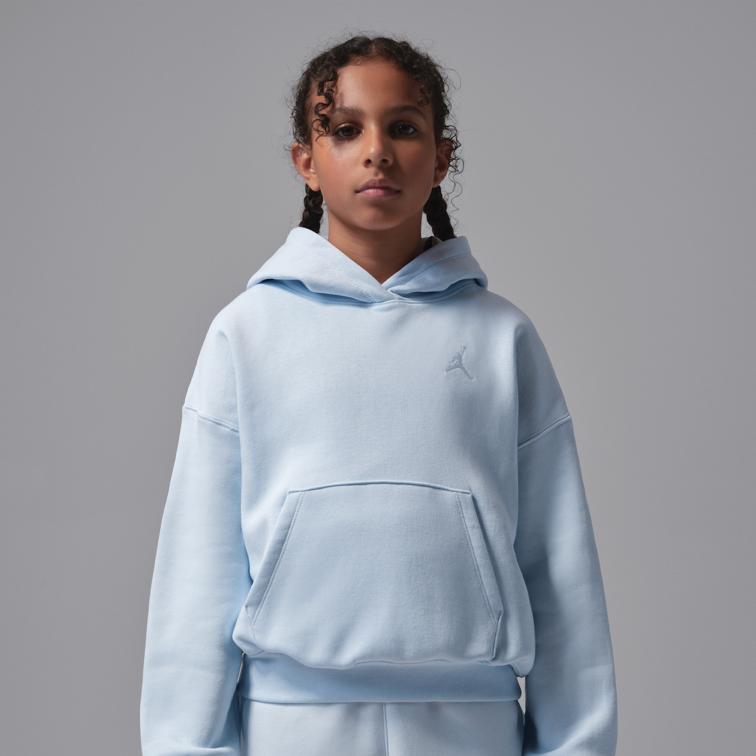 Felpa pullover con cappuccio Jordan Brooklyn Fleece – Ragazzo/a - Blu