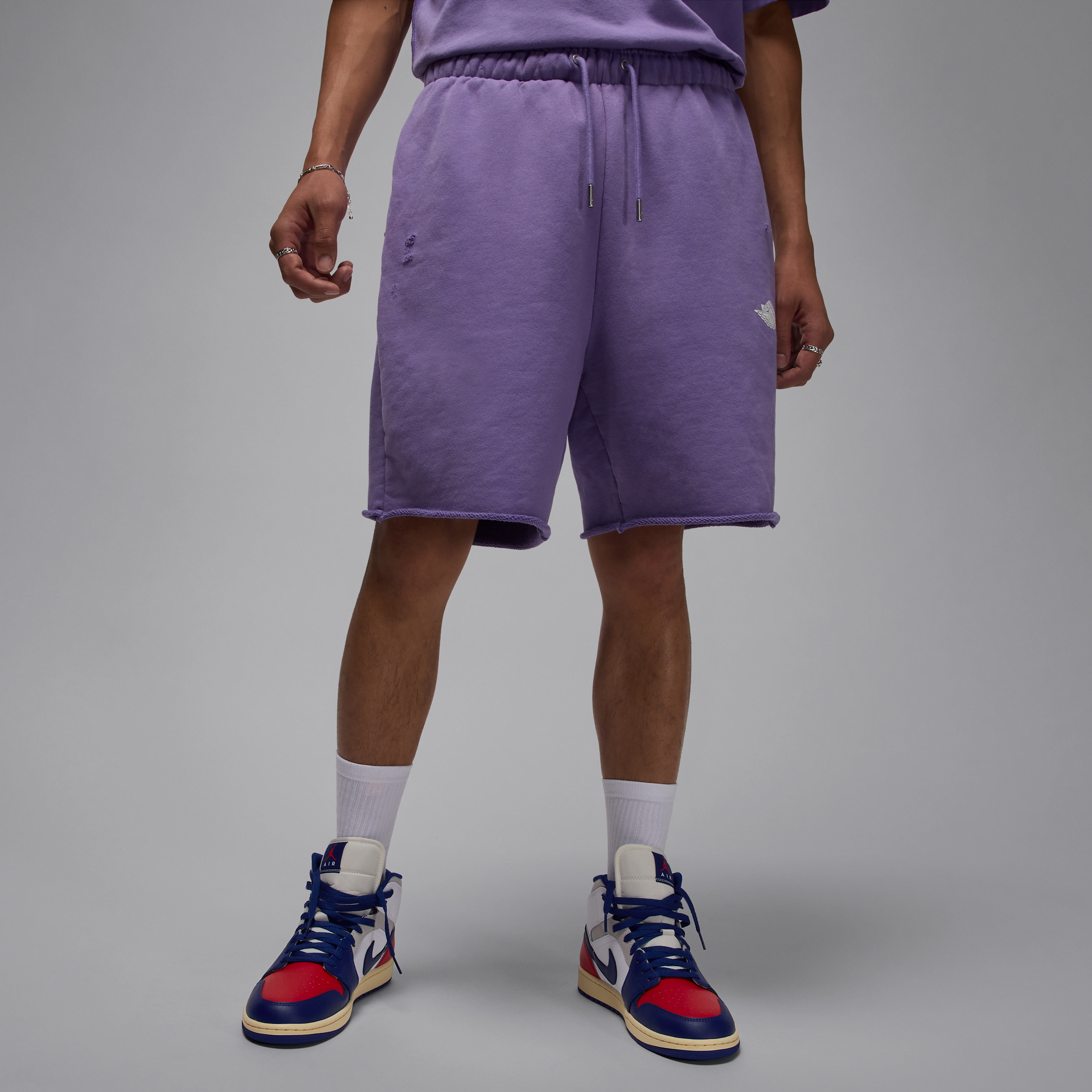 Jordan Air Rare Air herenshorts van sweatstof Paars