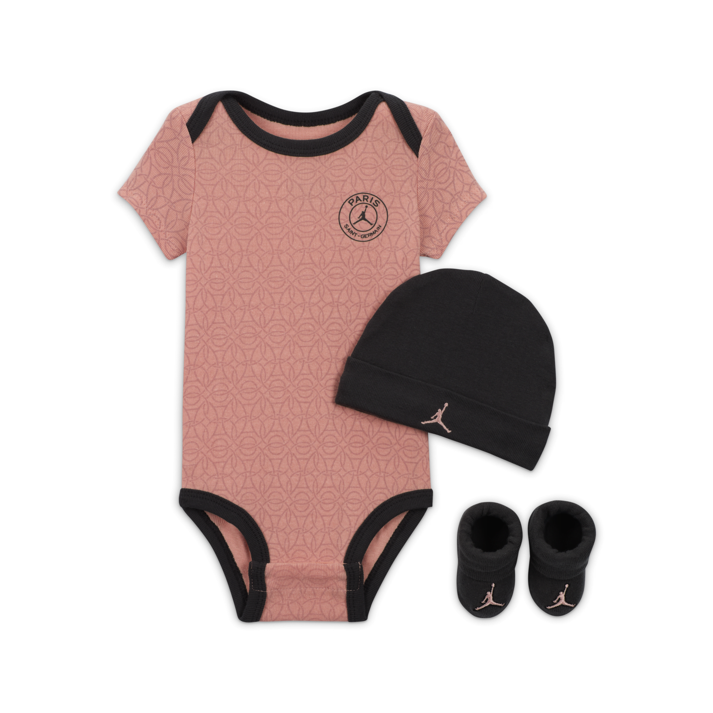 Ensemble trois pièces Jordan Paris Saint-Germain pour bébé (0-9 mois) - Rose
