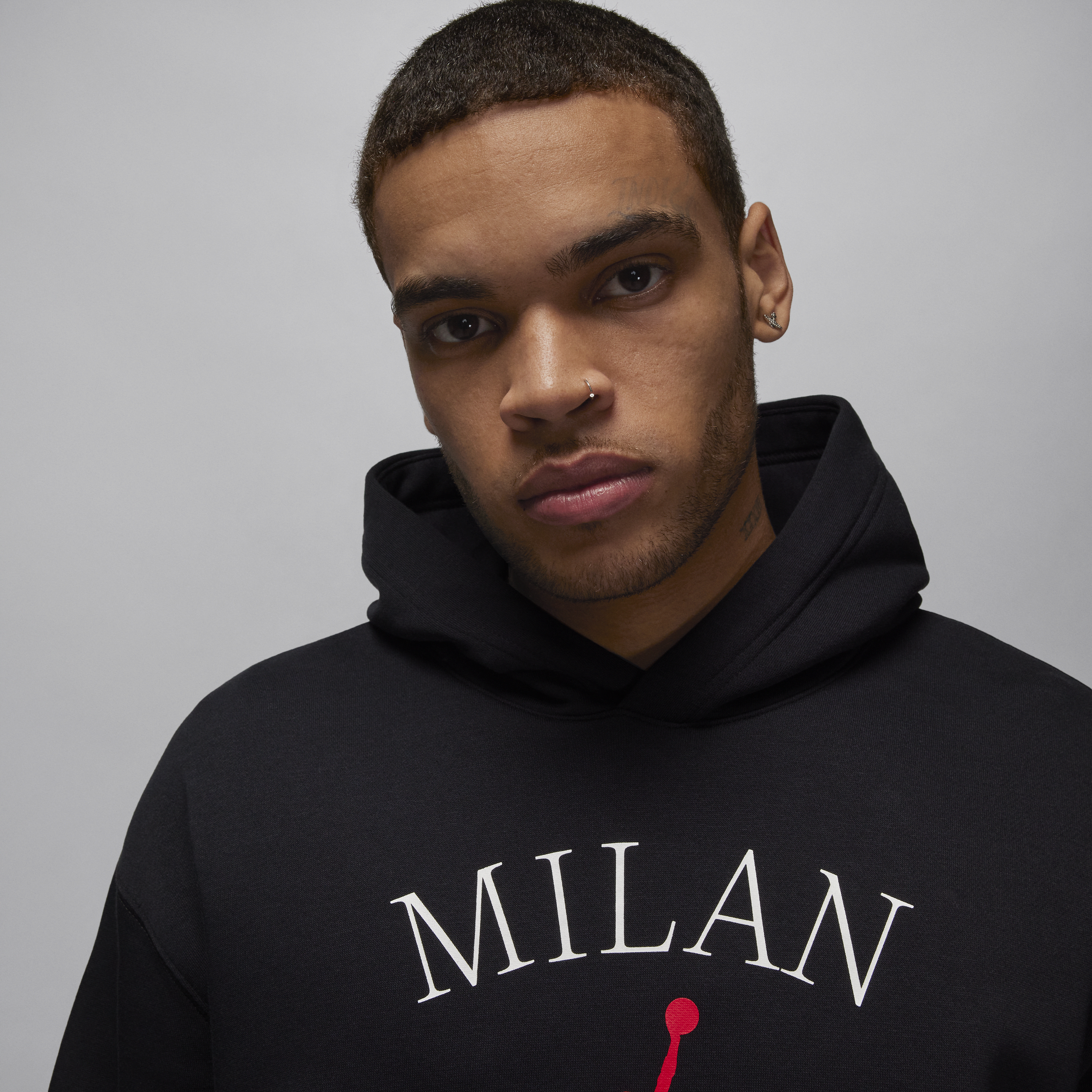 Jordan Milan hoodie voor heren Zwart