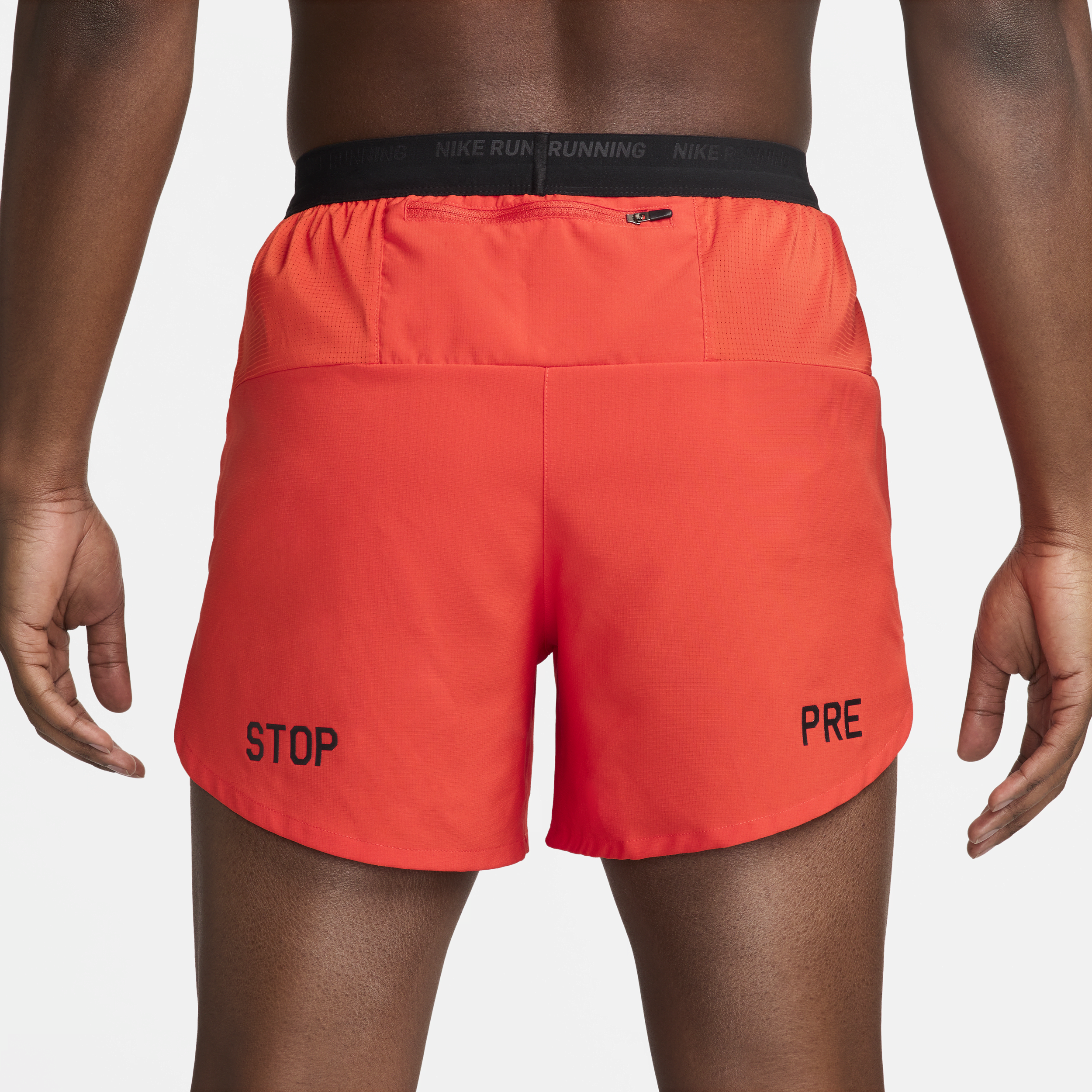 Nike Flex Stride Run Energy hardloopshorts met binnenbroek voor heren (13 cm) Rood