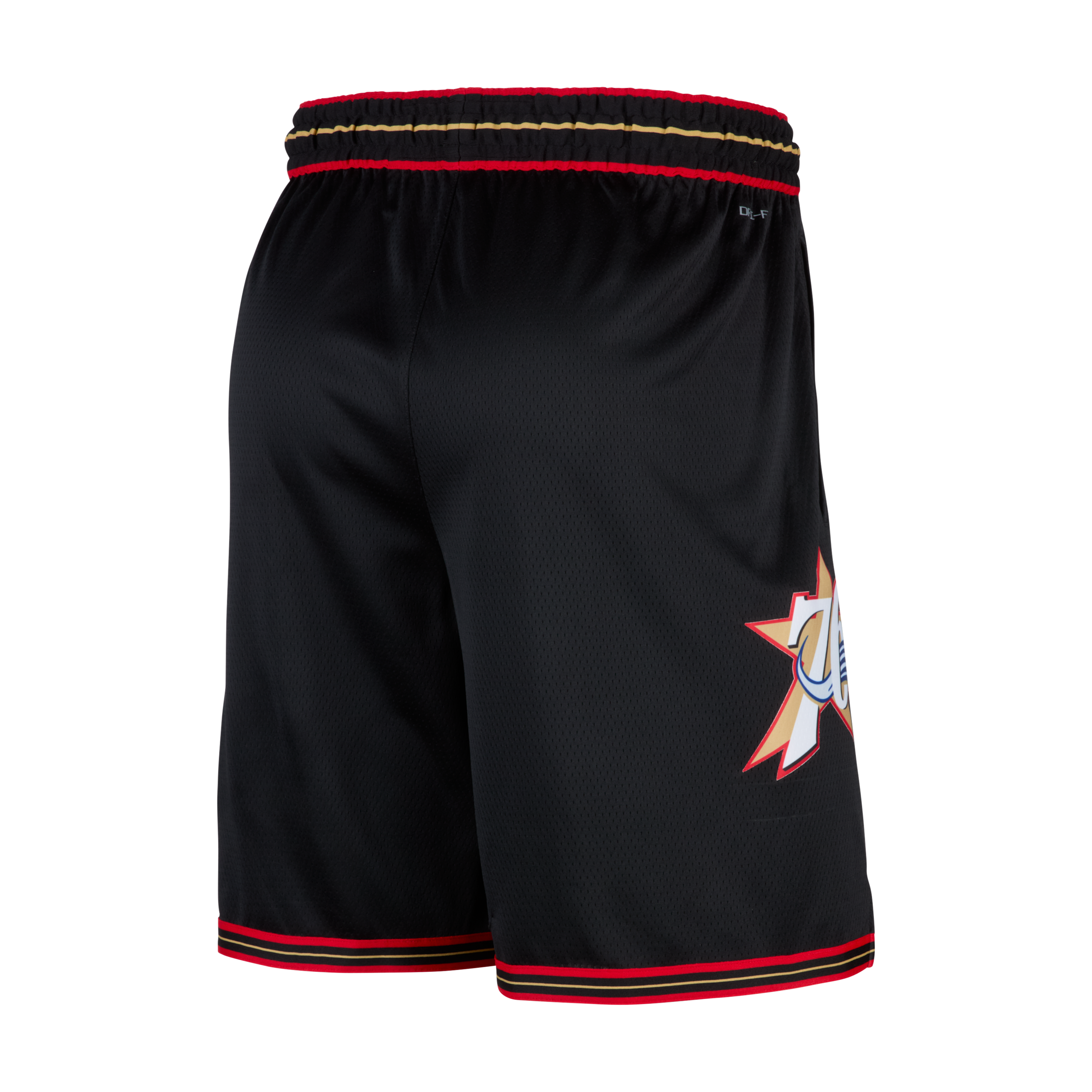 Thumbnail - Philadelphia 76ers Swingman 2025/26 Hardwood Classics Nike Dri-FIT NBA-Shorts für Herren - Schwarz