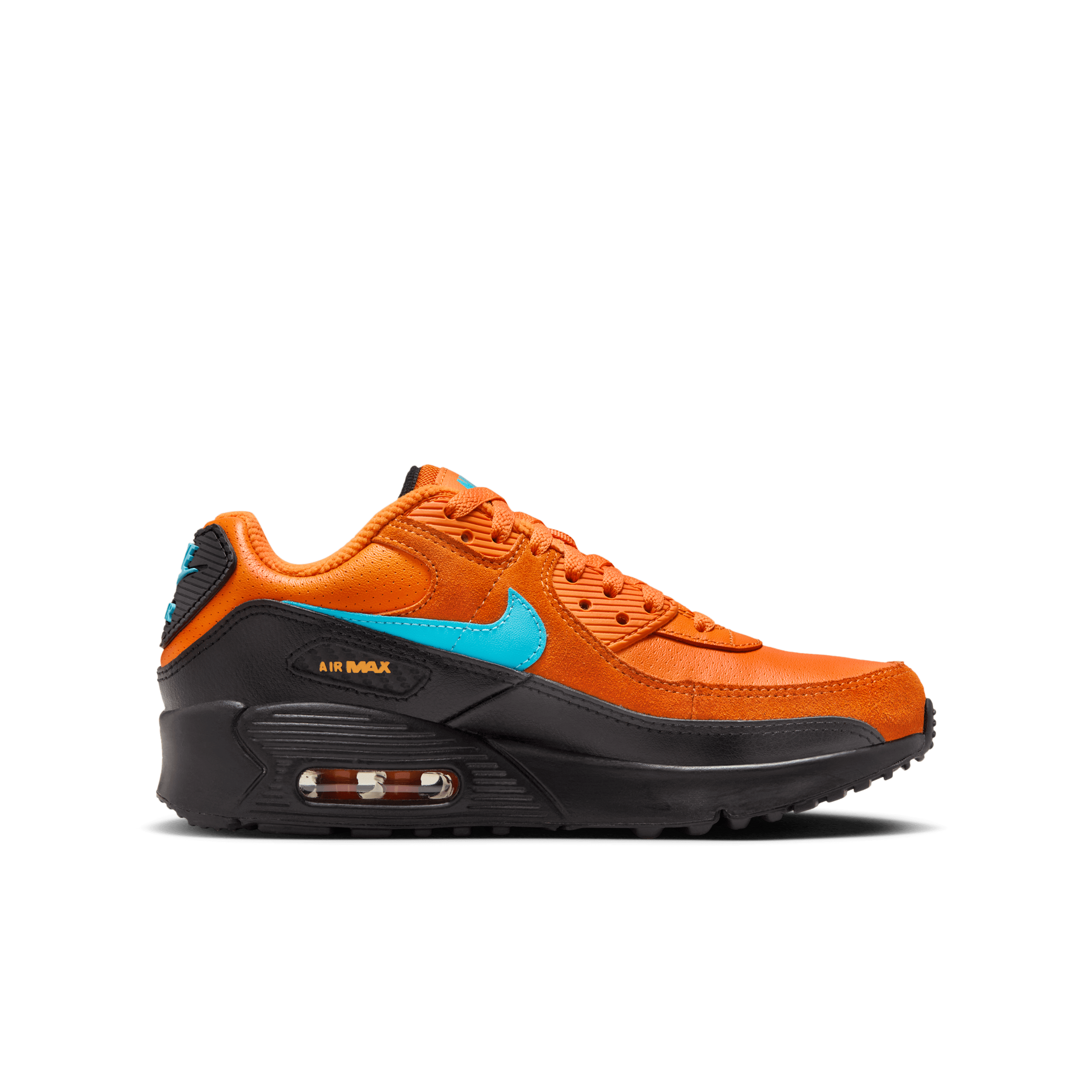 Thumbnail - Nike Air Max 90 SE Schuh für ältere Kinder - Orange