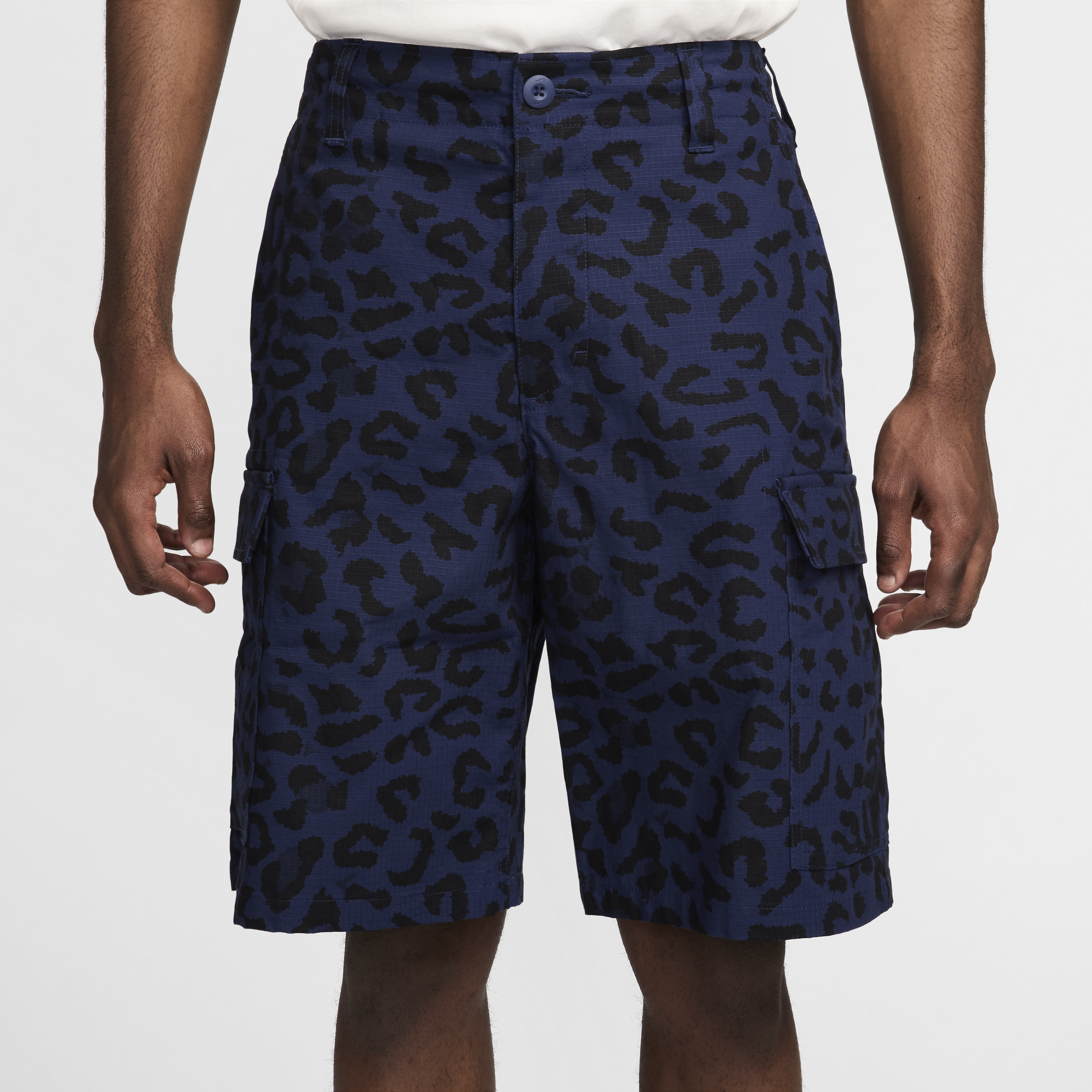 Nike SB Kearny shorts met volledige print voor heren Blauw