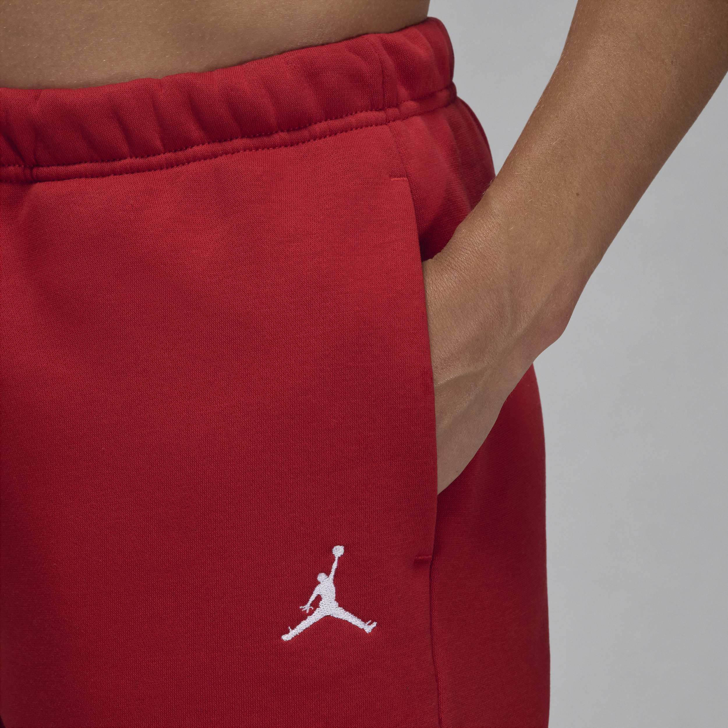 Short Jordan Brooklyn Fleece pour femme - Rouge