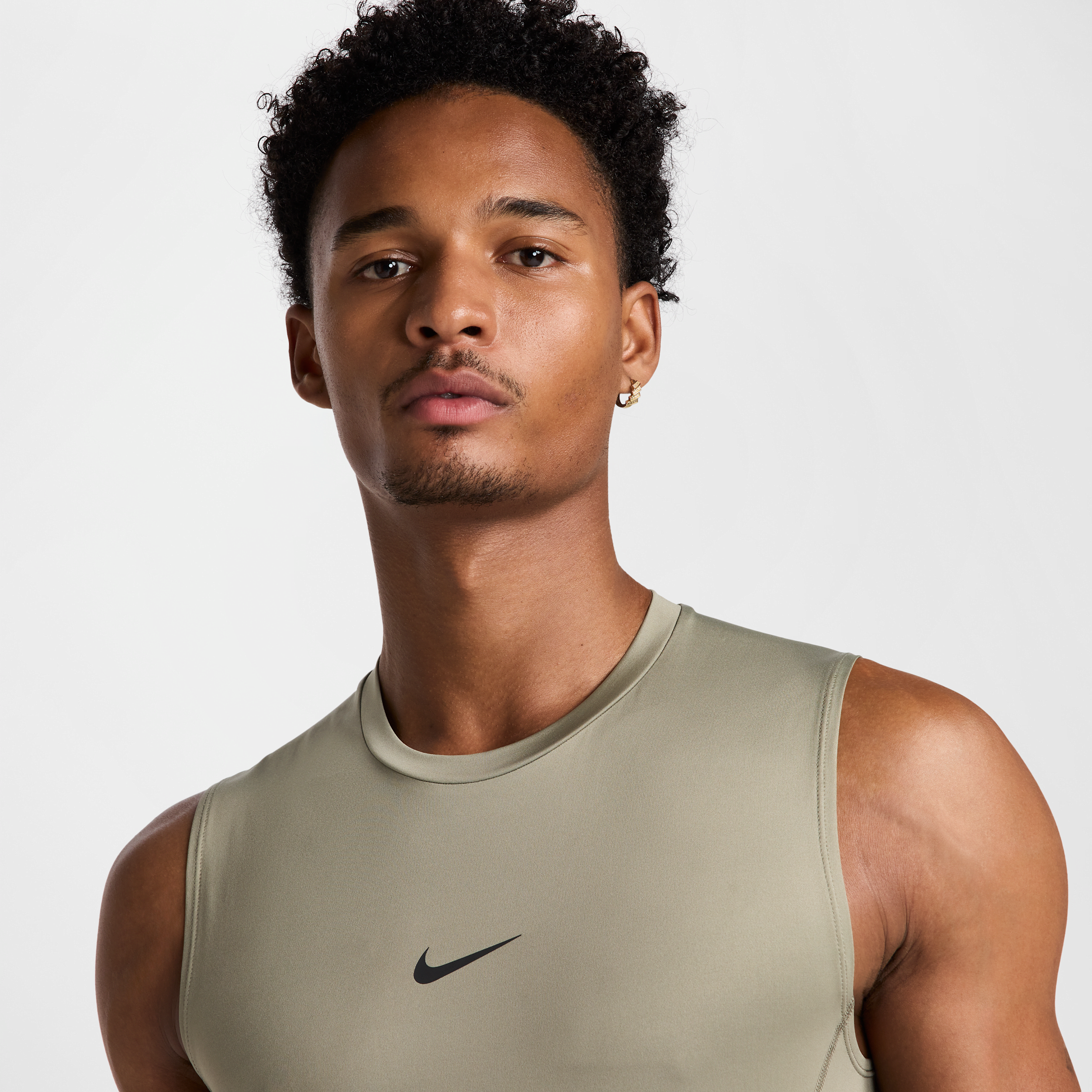 Haut de fitness ajusté sans manches Dri-FIT Nike Pro pour homme - Vert