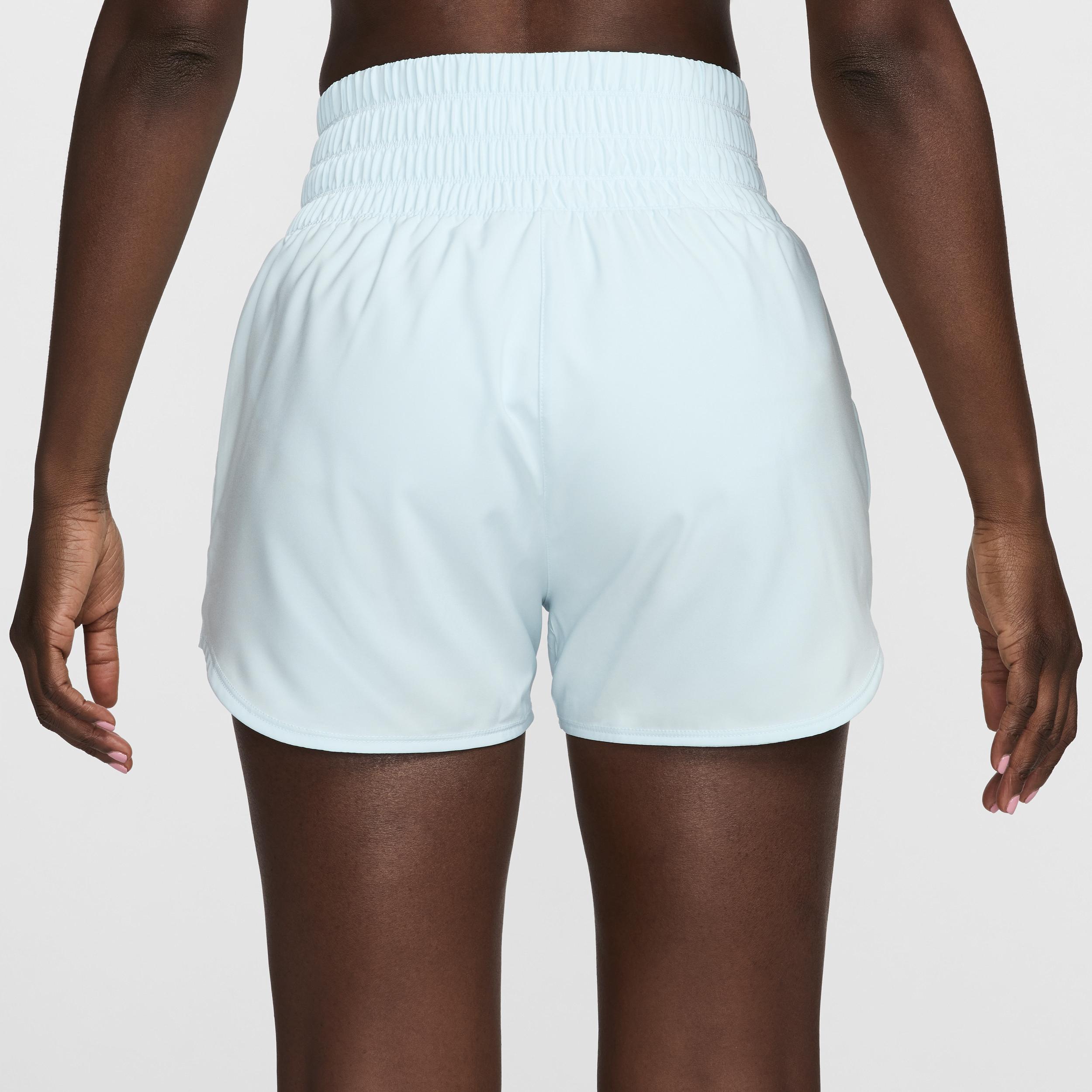 Short taille ultra-haute avec sous-short intégré 8 cm Dri-FIT Nike One pour femme - Bleu