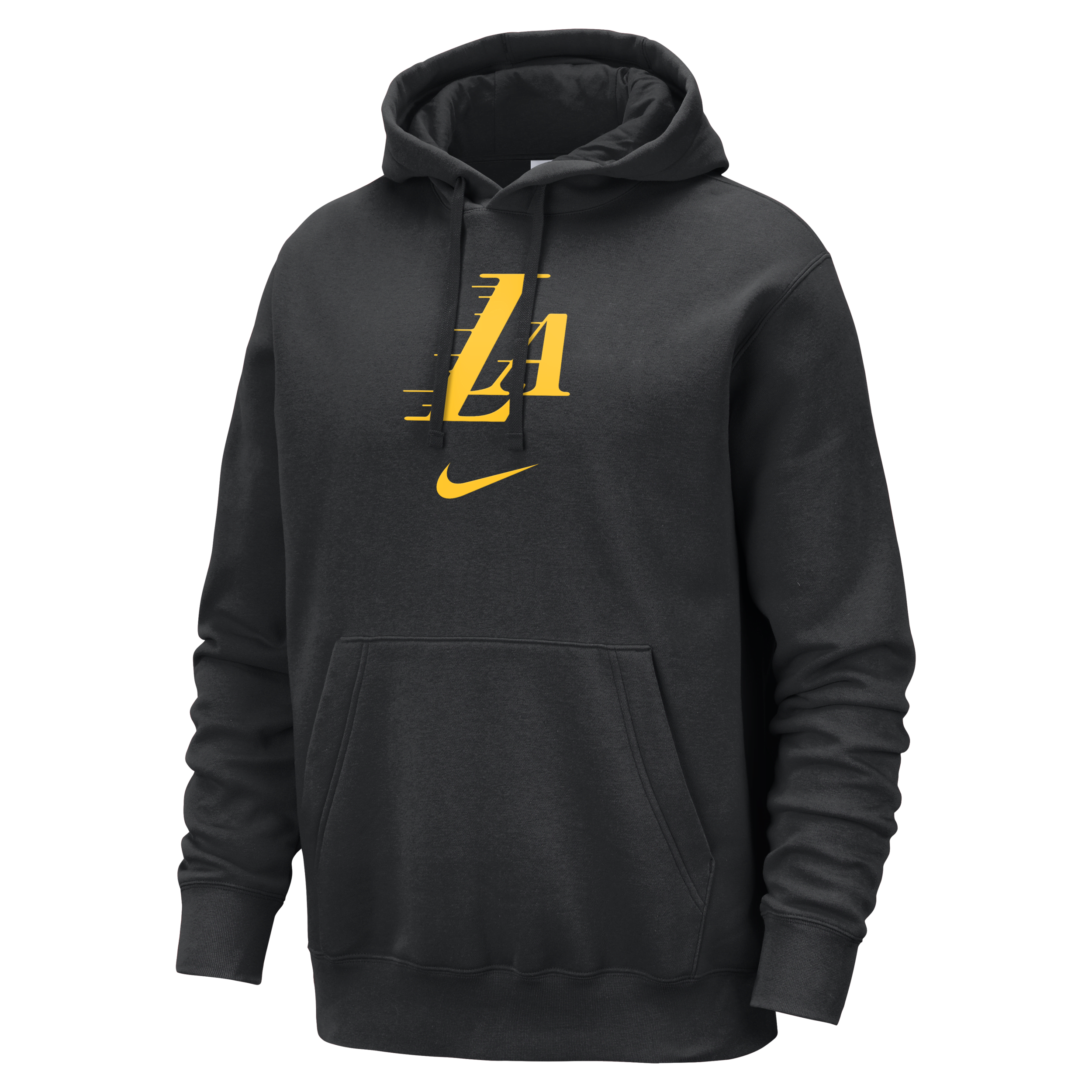 Nike Los Angeles Lakers Club Fleece City Edition NBA-hoodie voor heren Zwart