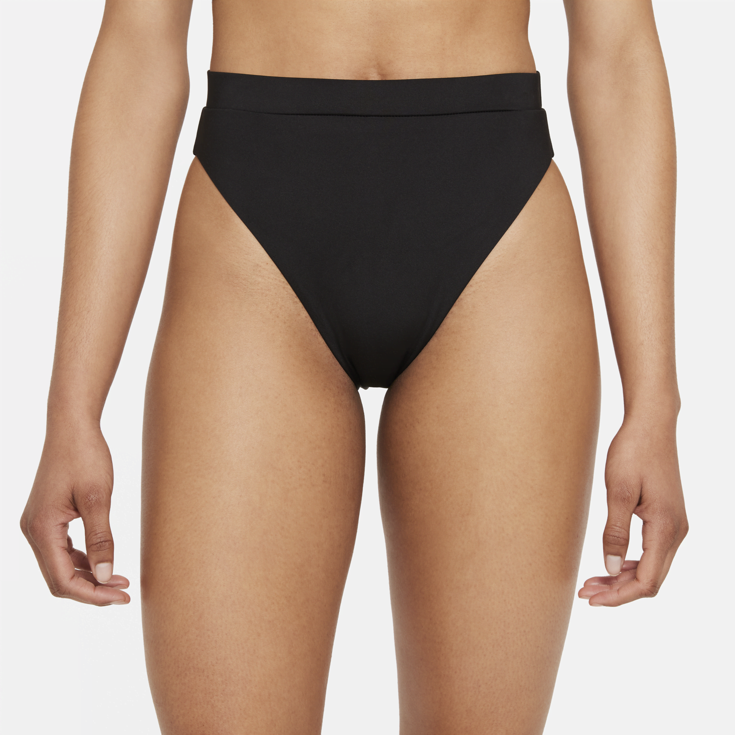 Bas de bikini taille haute Nike Essential pour Femme - Noir