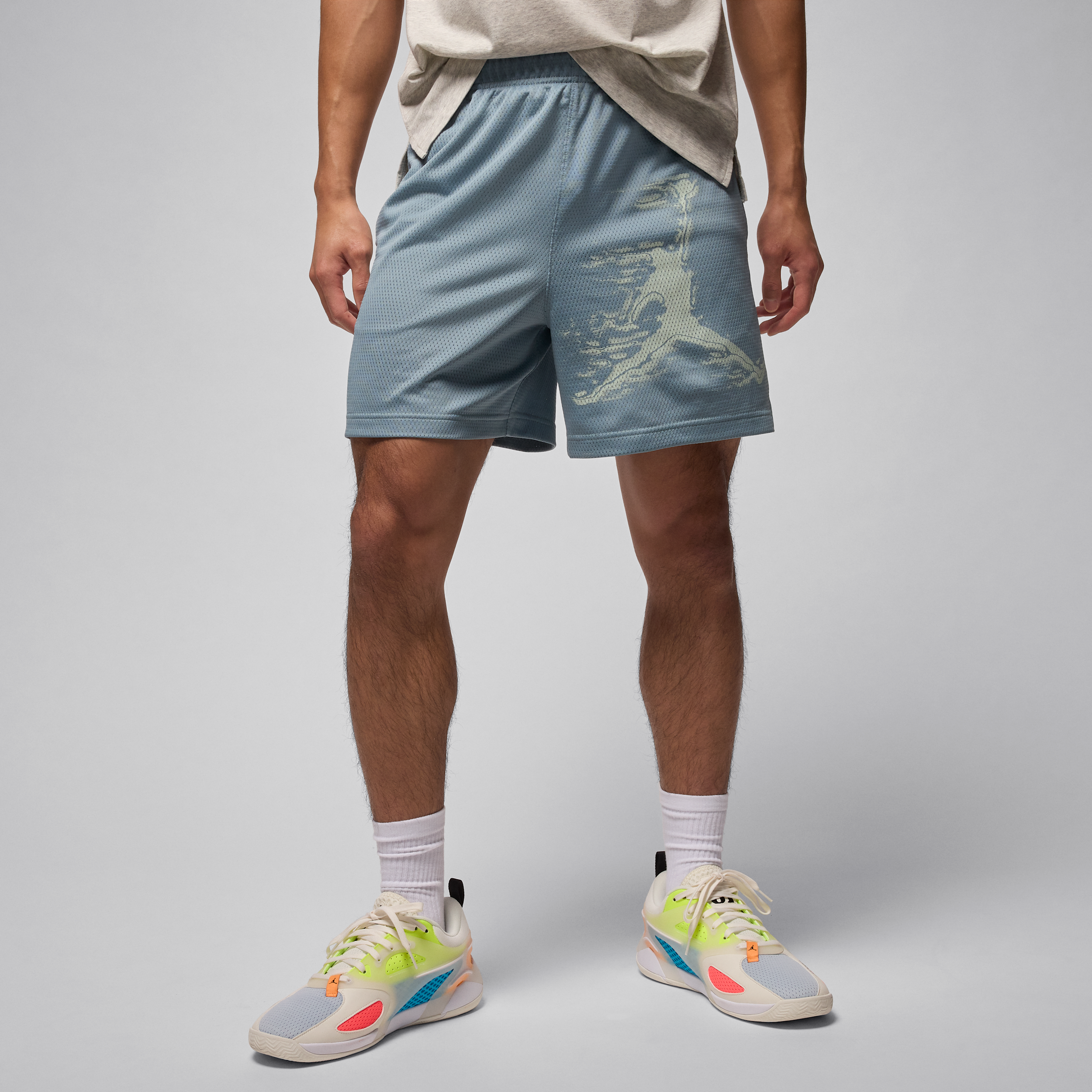 Jordan Sport Dri-FIT herenshorts met graphic Grijs