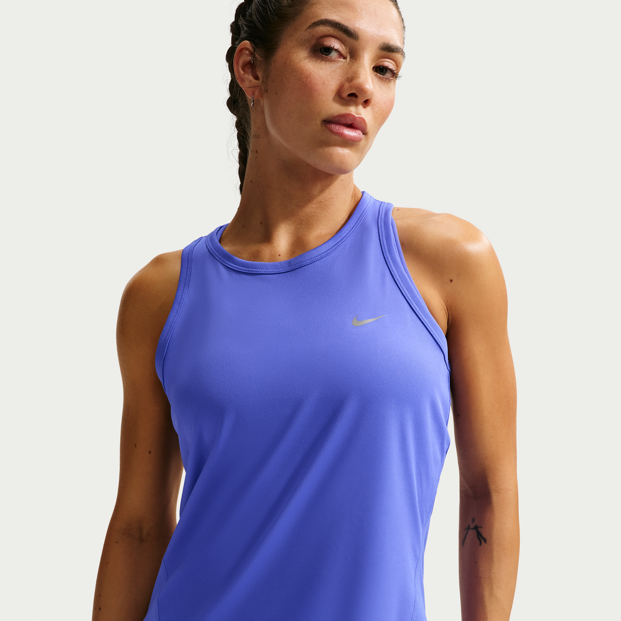 Nike Tempo Dri-FIT hardlooptanktop voor dames - Blauw