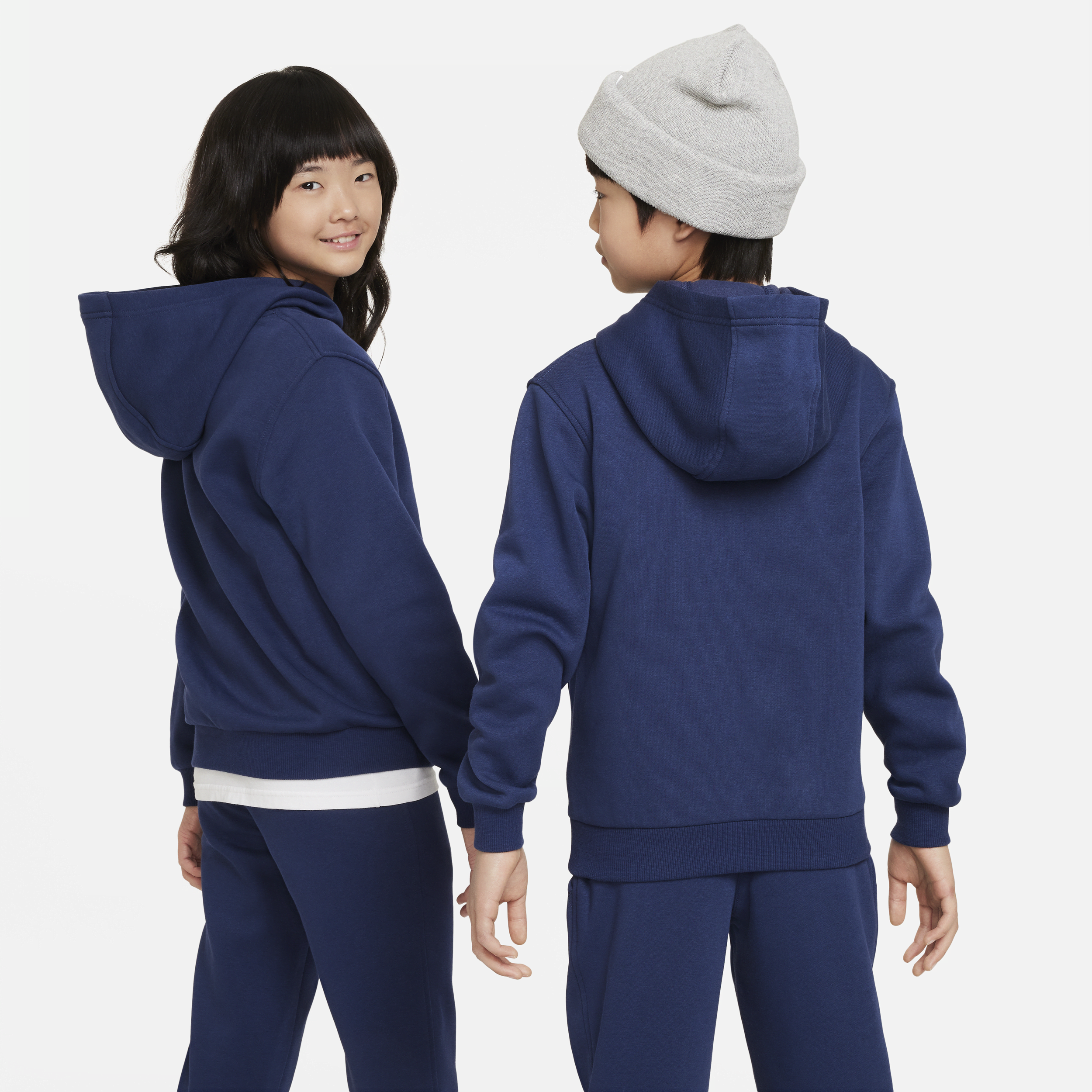 Sweat à capuche Nike Sportswear Club Fleece pour ado - Bleu