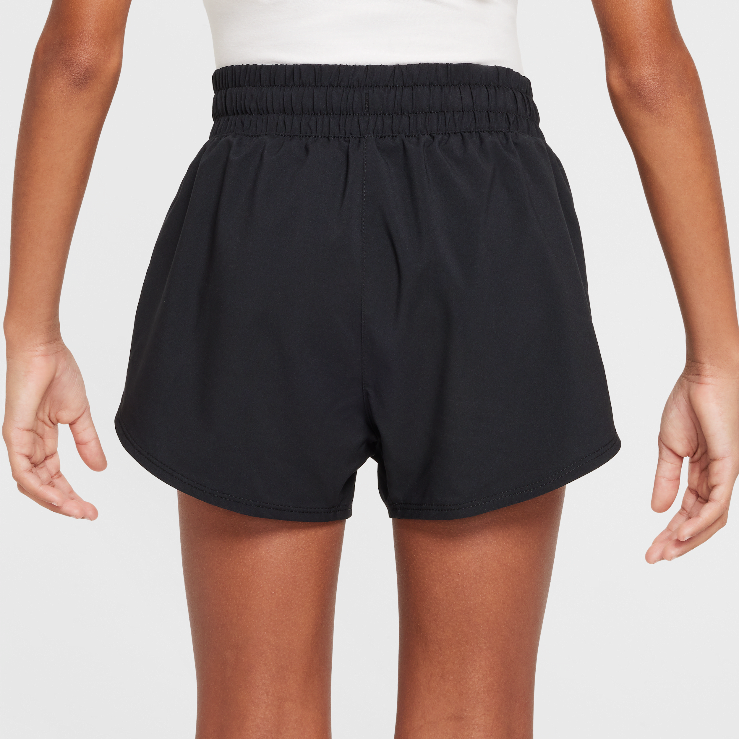 Thumbnail - Nike One Dri-FIT 2-in-1-Shorts (Mädchen, ca. 7,5 cm) - Schwarz