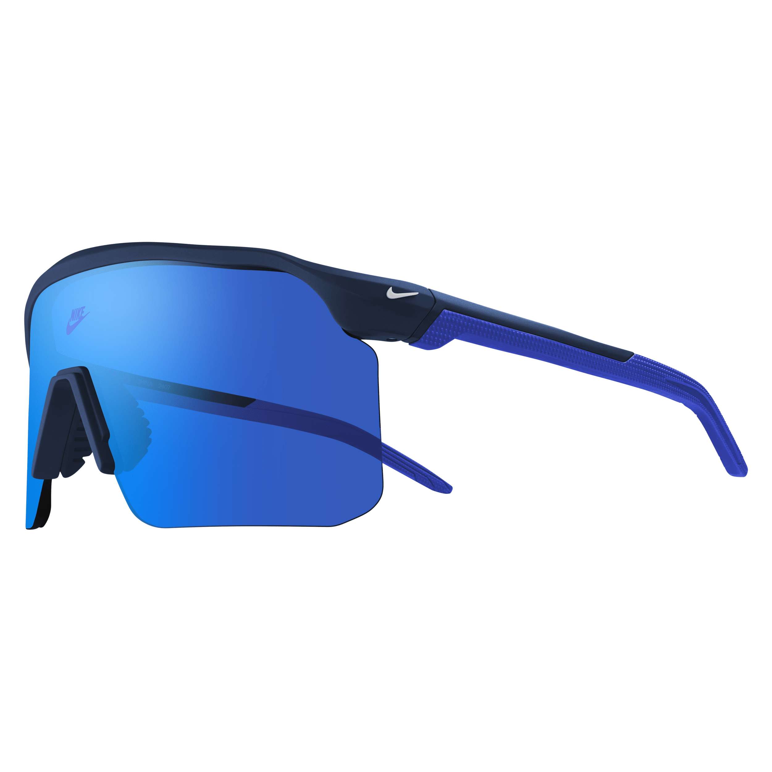 Thumbnail - Nike Expedition Shield verspiegelte Sonnenbrille - Blau