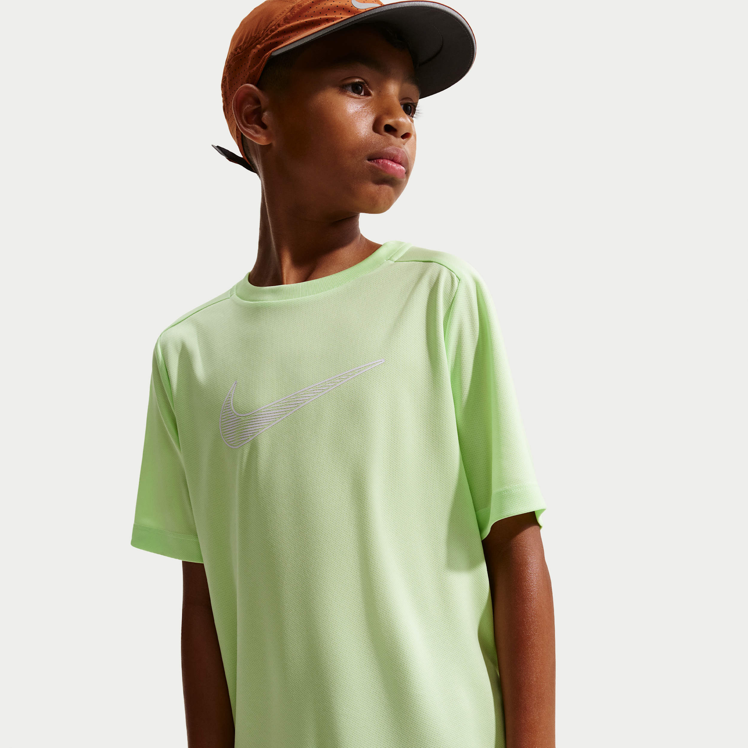 Nike Multi Older Kids (Boys) Dri-FIT Short-Sleeve Training Top