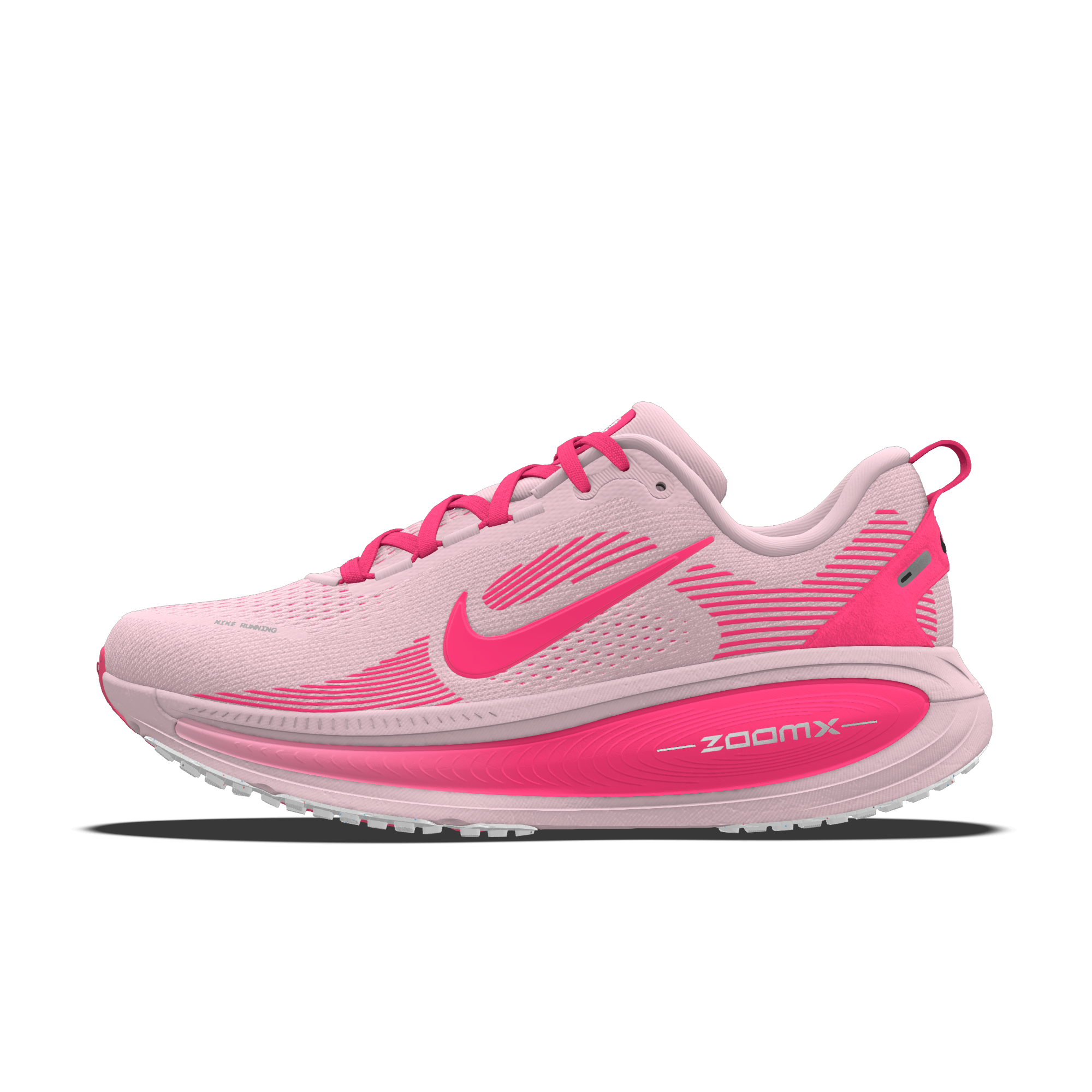 Chaussure de running sur route personnalisée Nike Vomero 18 By You pour femme - Rose Rose