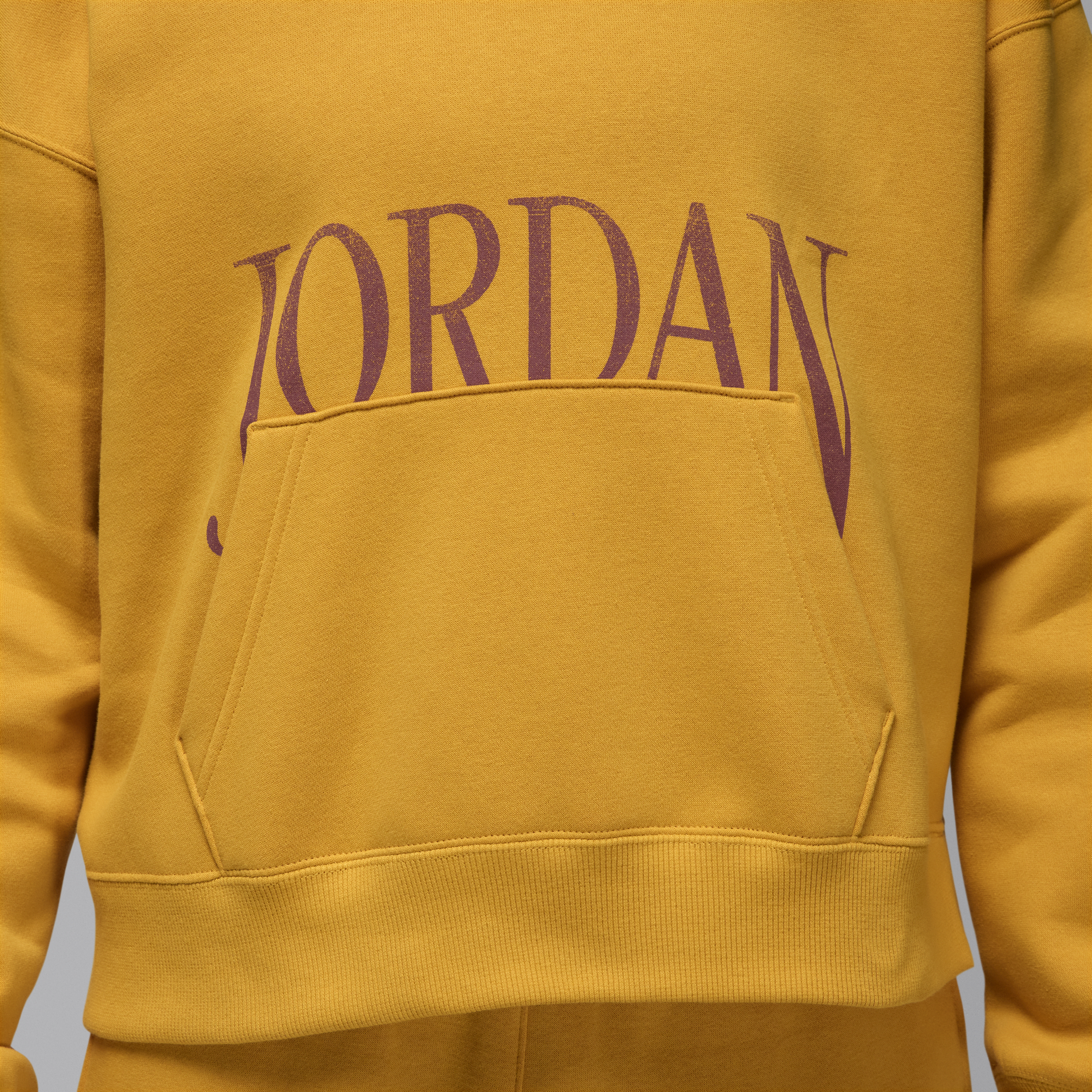 Jordan Brooklyn Fleece hoodie voor dames Geel