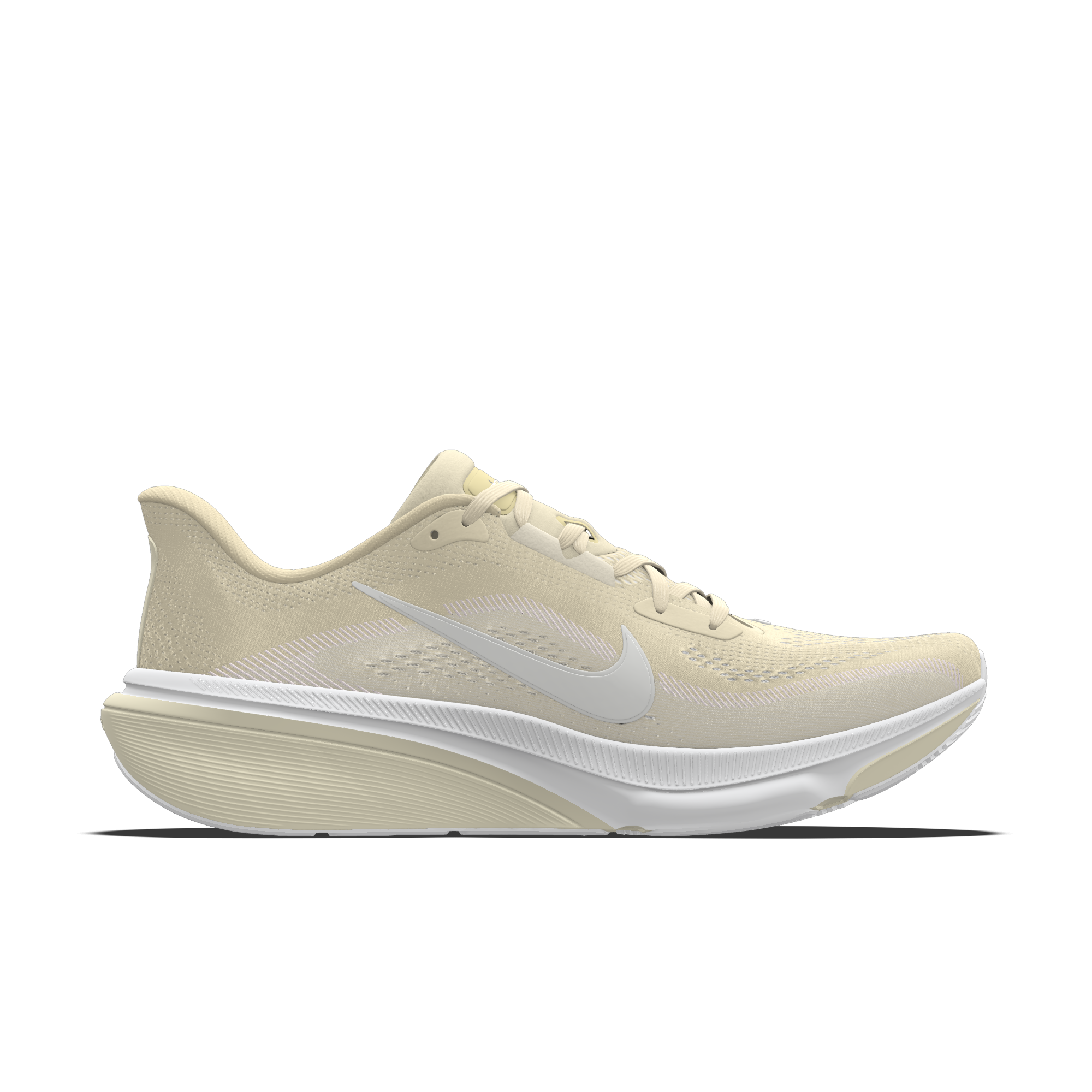 Nike Pegasus 42 By You Custom Women's Road-Running Shoes - White - 5408120527