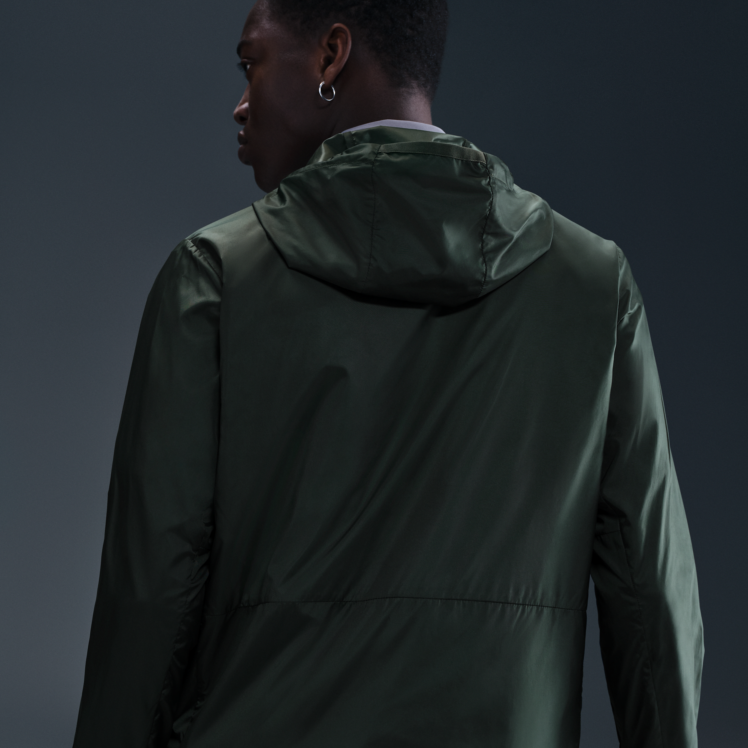 Thumbnail - FC Chelsea Academy Pro Nike Football Regenjacke mit Kapuze (Herren) - Grün