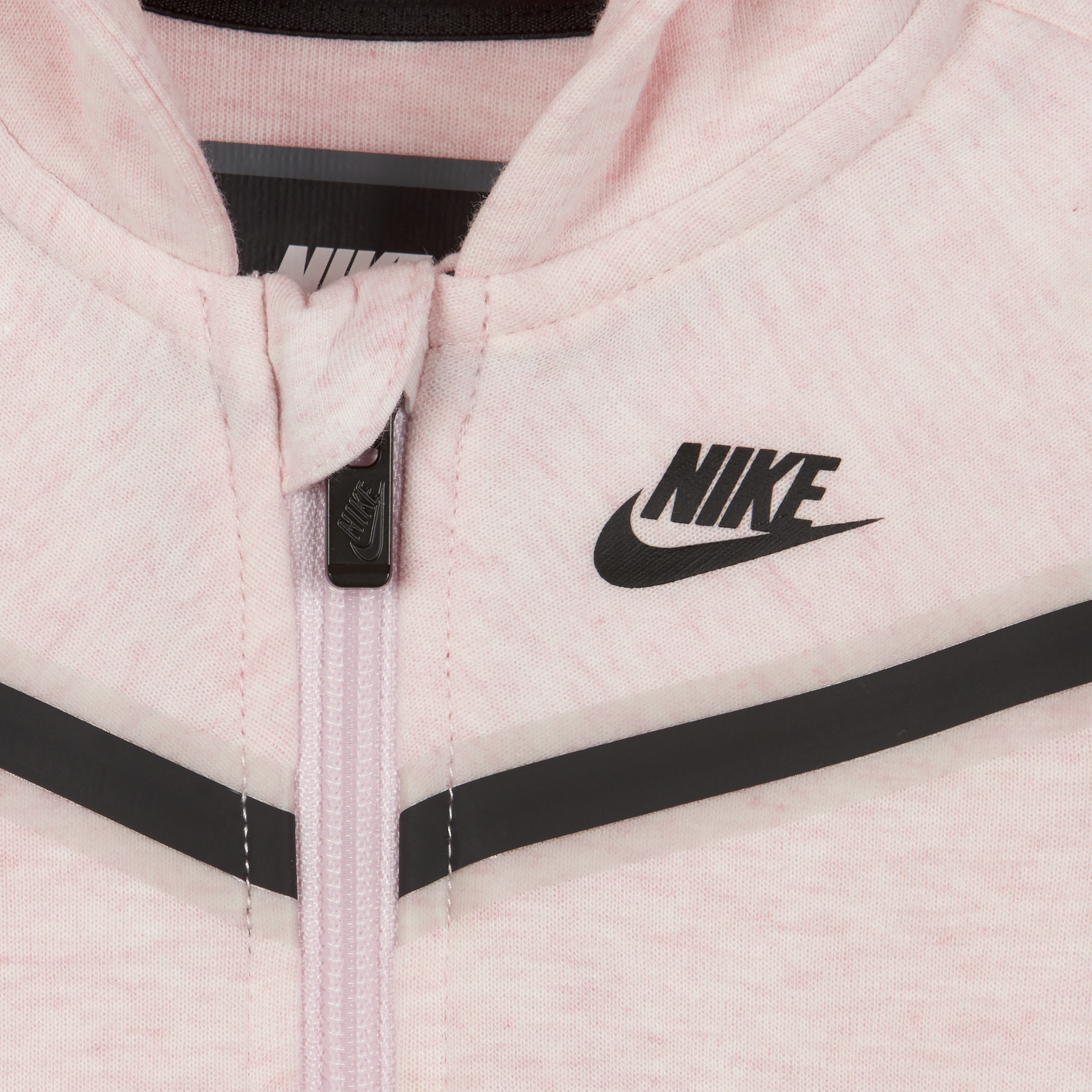 Thumbnail - Nike Tech Fleece Overall mit durchgehendem reißverschluss für Babys (0–9 M) - Pink