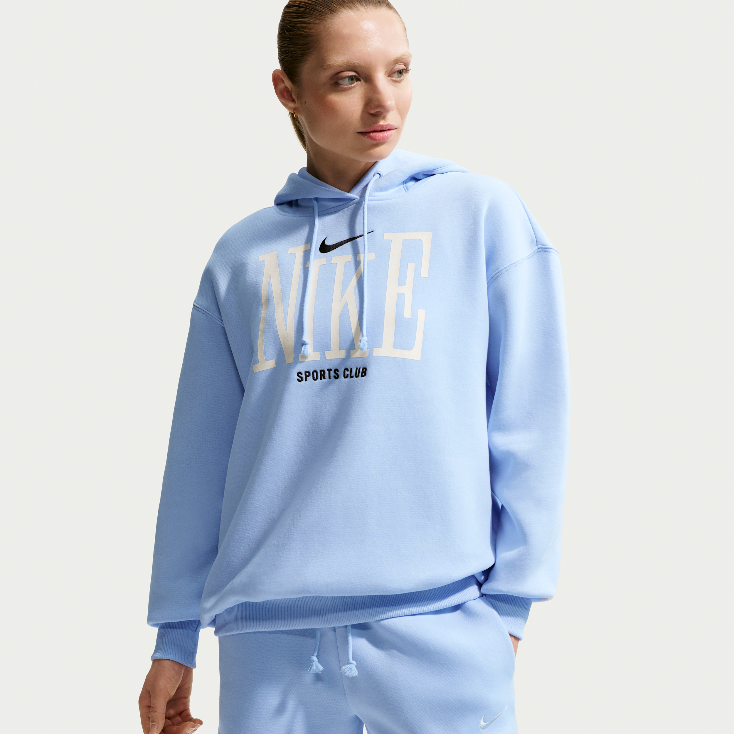 Thumbnail - Nike Phoenix Fleece Oversize-Hoodie (Damen) - Blau