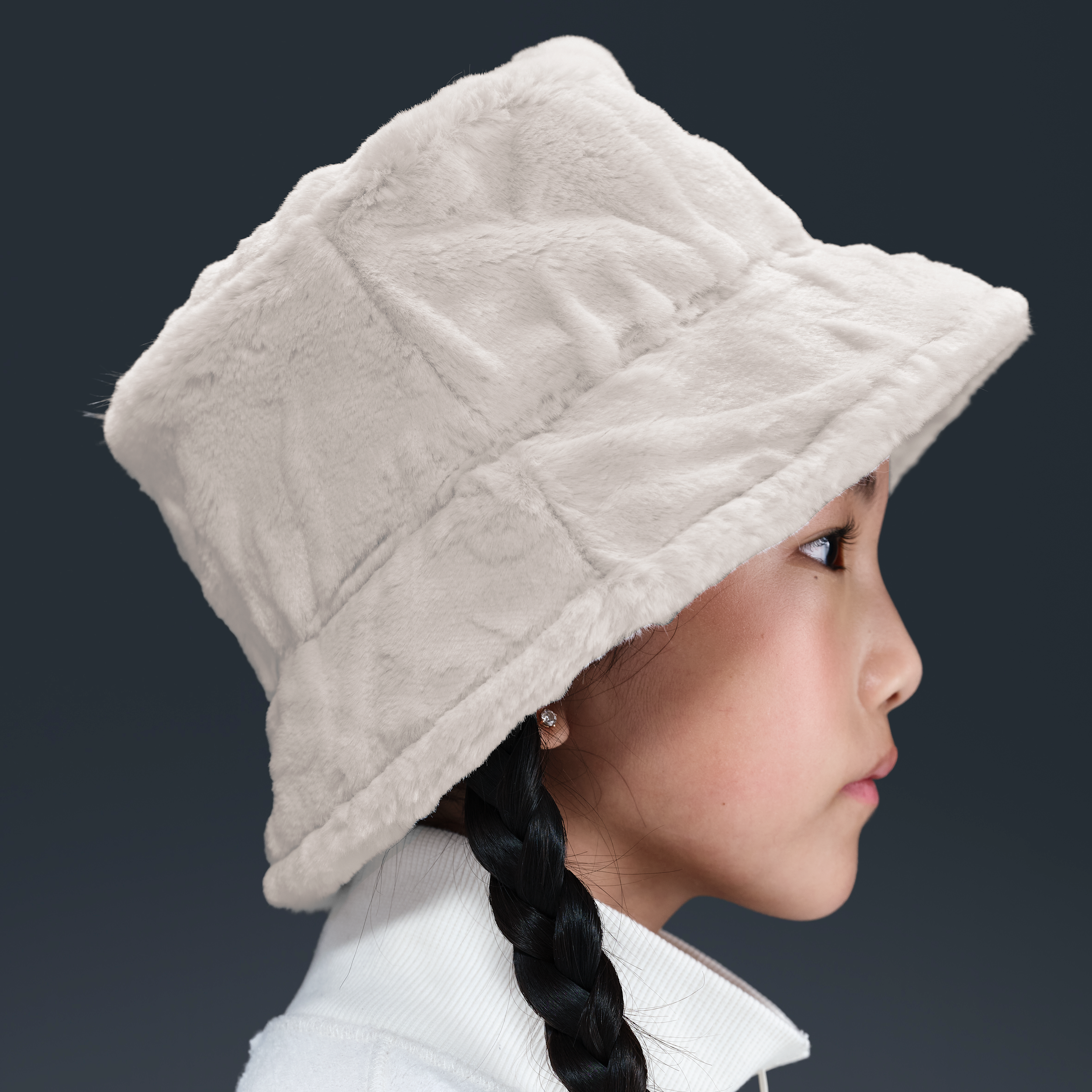 Thumbnail - Nike Apex Bucket Hat für ältere Kinder - Grau