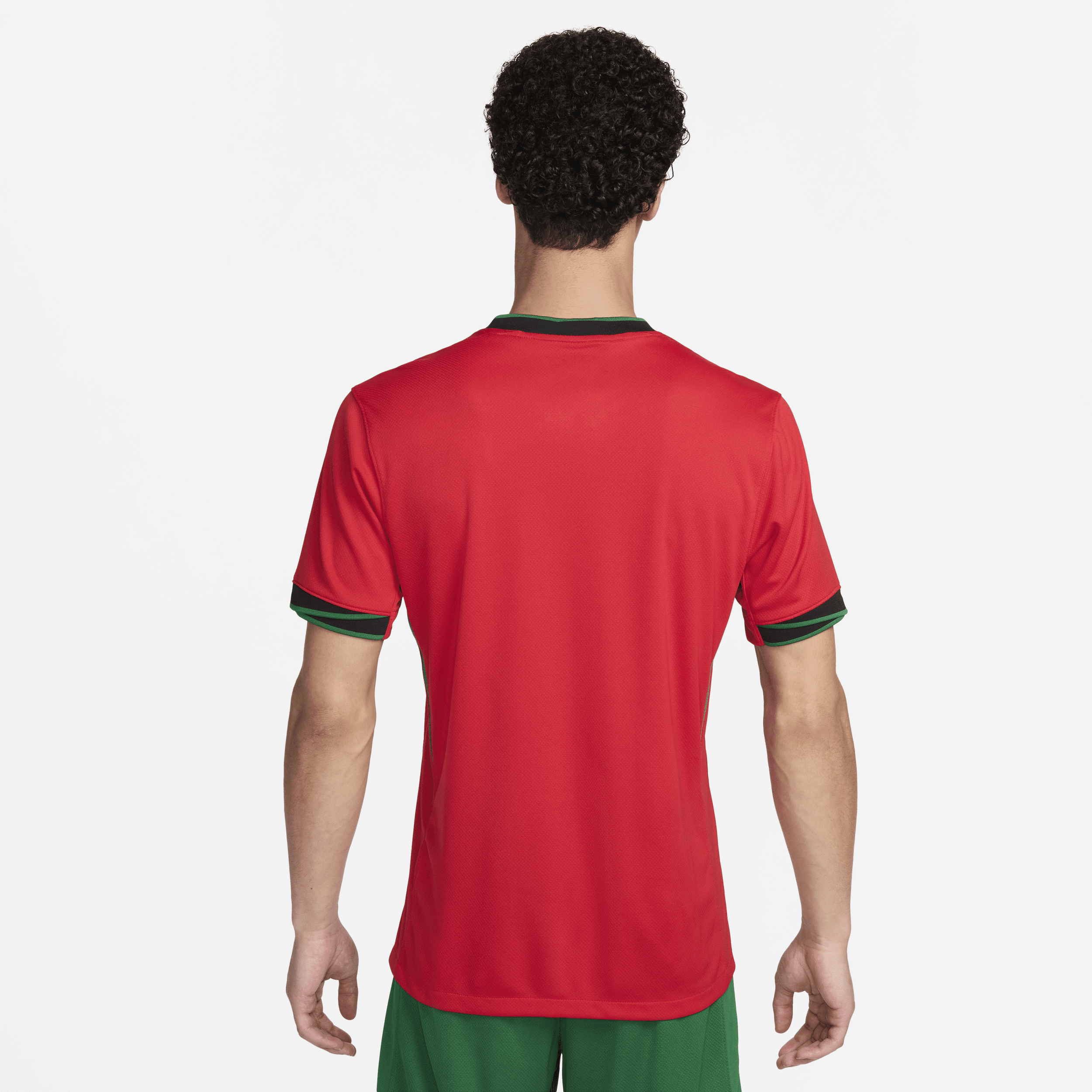 Nike Portugal (herenelftal) 2024 25 Stadium Thuis Dri-FIT replica voetbalshirt voor heren Rood