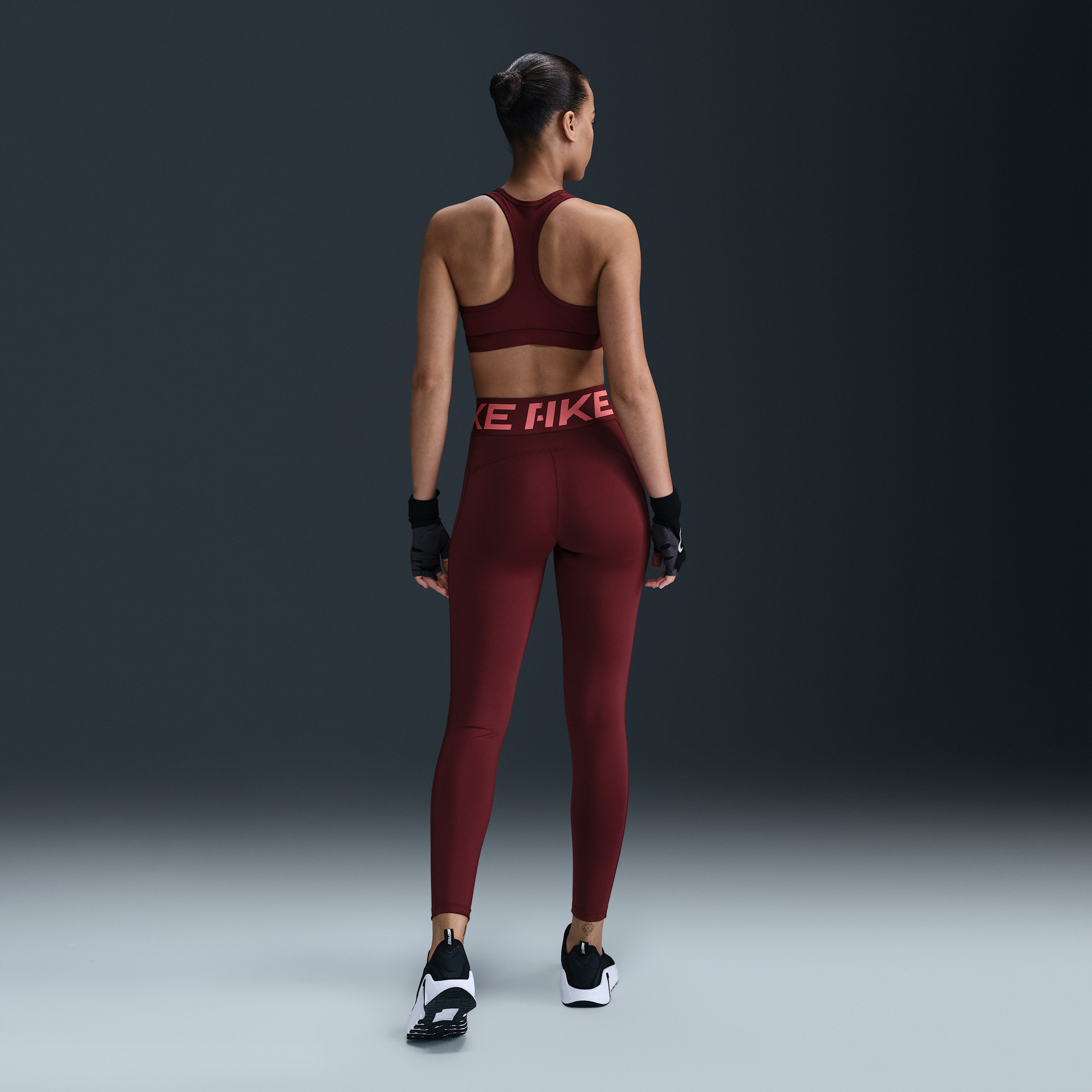 Legging long taille haute Nike Pro Sculpt pour femme - Rouge