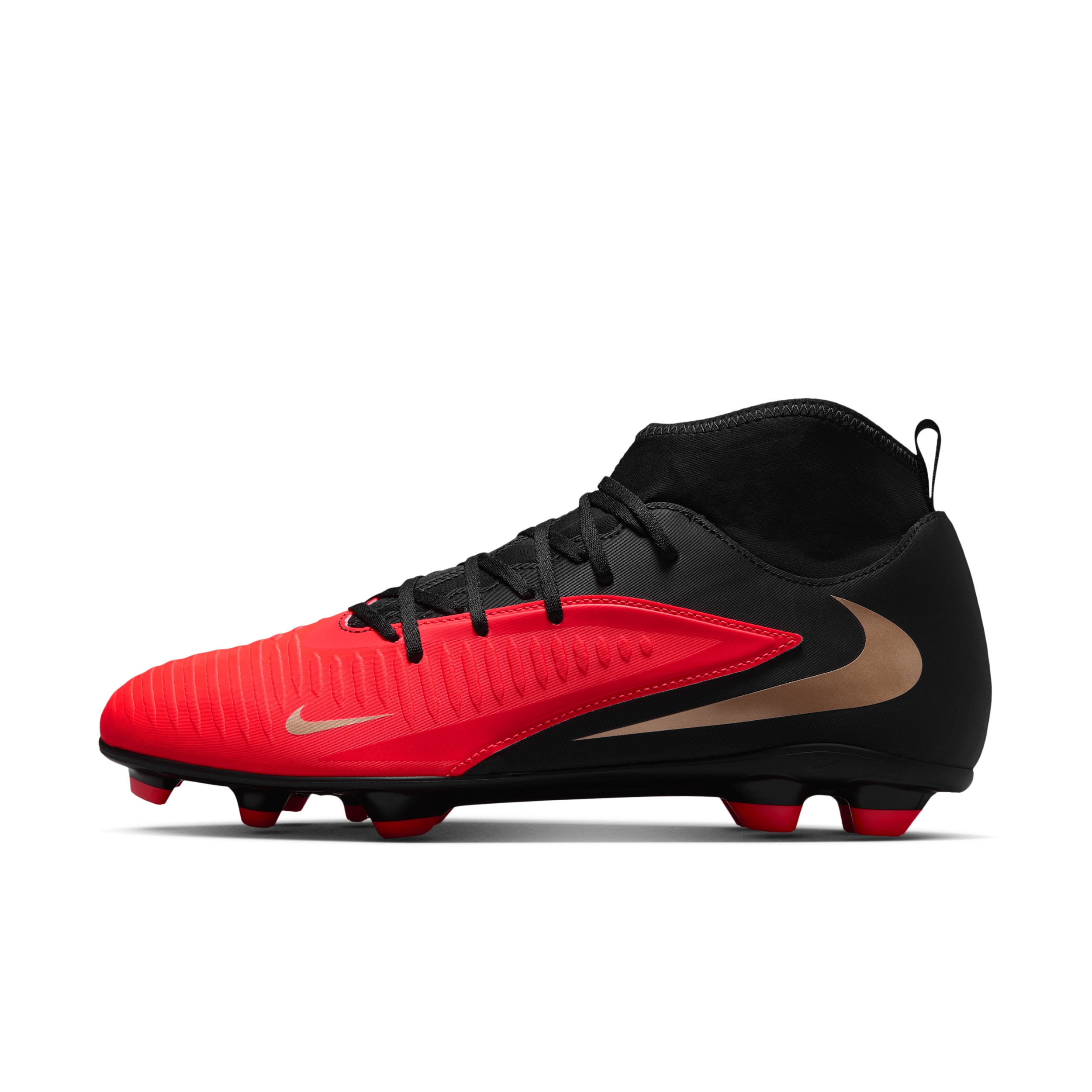 Korki piłkarskie na różne typy nawierzchni Nike Phantom 6 High Club - Czerwony