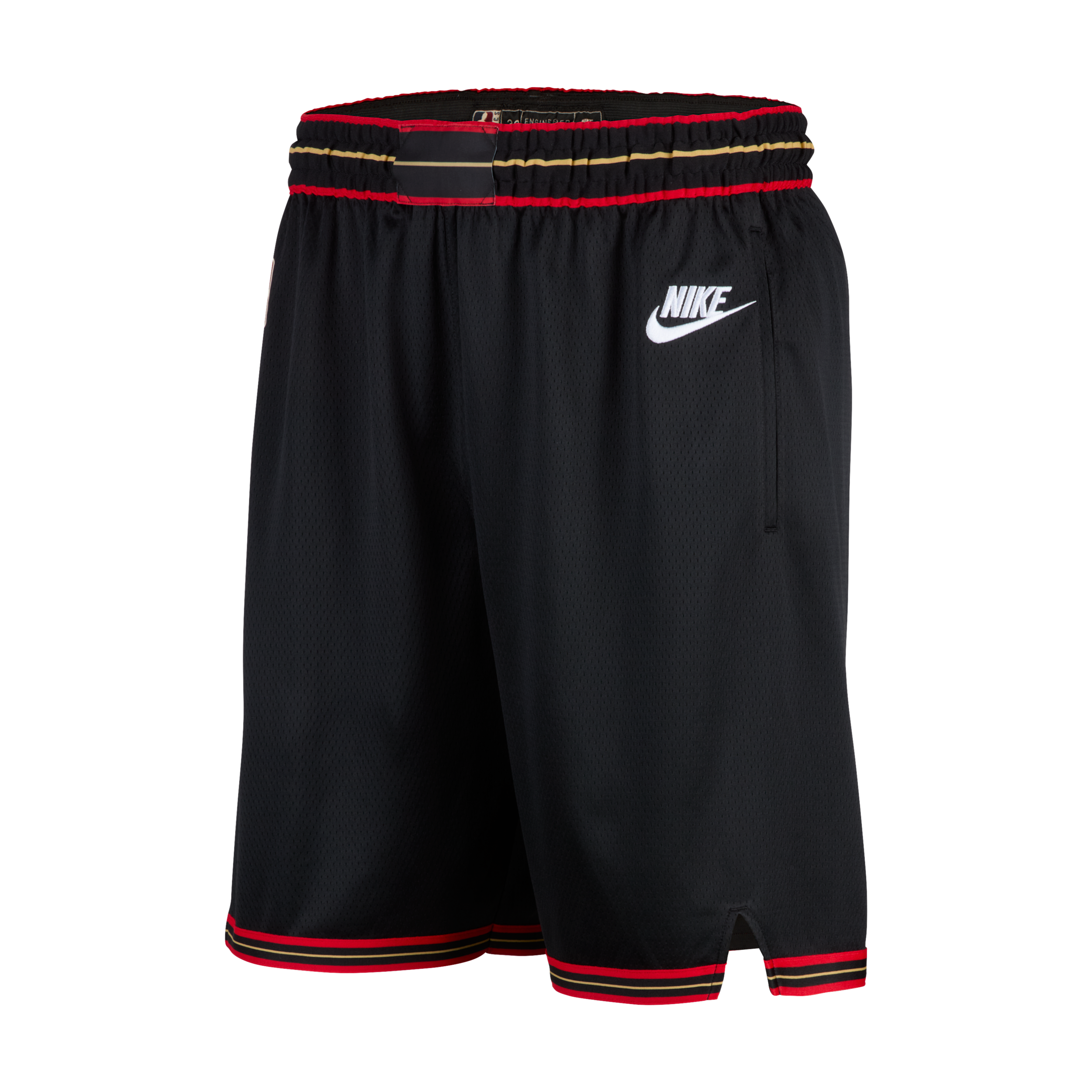 Philadelphia 76ers Swingman 2025/26 Hardwood Classics Mens Nike Dri-FIT NBA Shorts - Black - Polyester