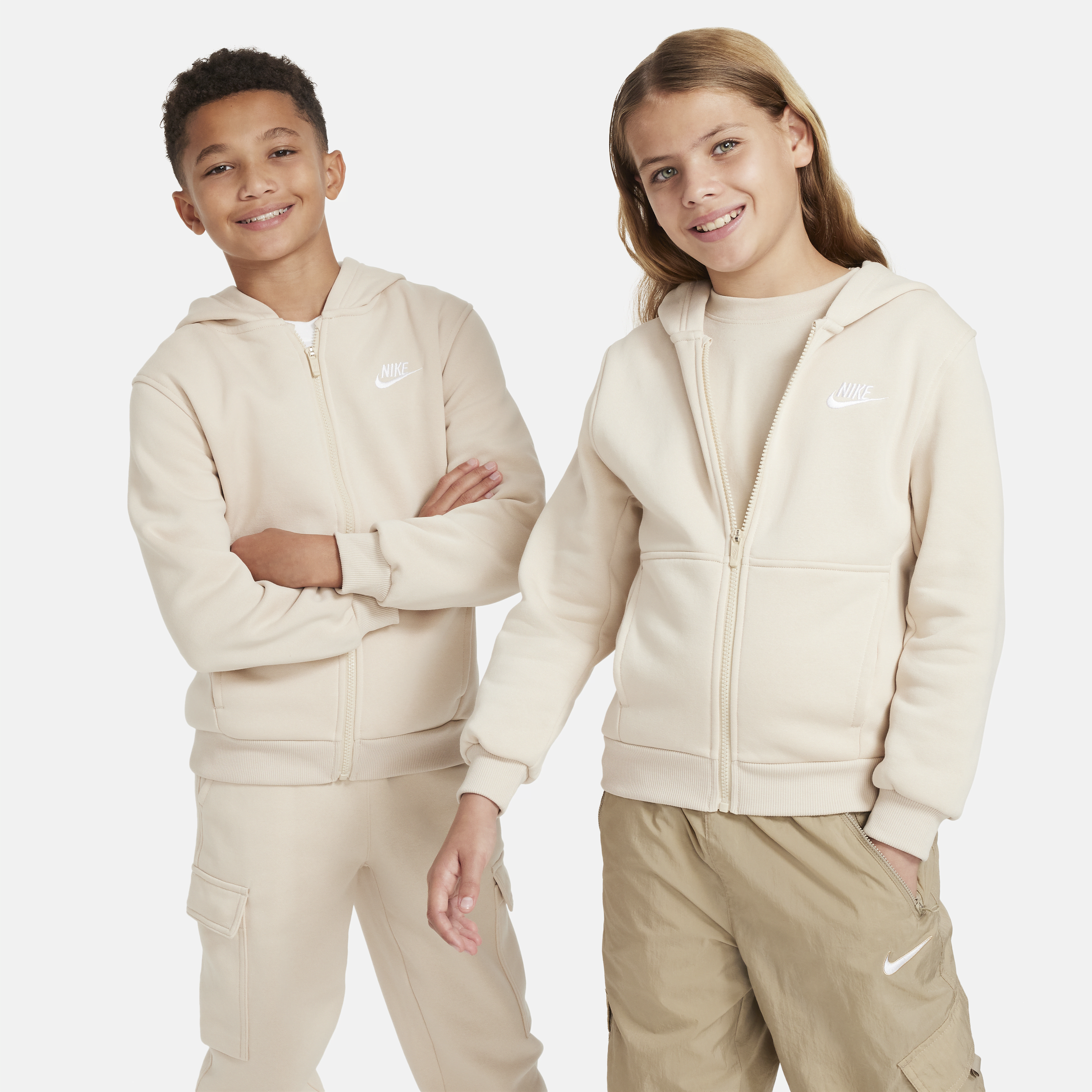 Sweat shirt enfant Nike SWEAT ZIP NSW CLUB FLC EU - vue 5