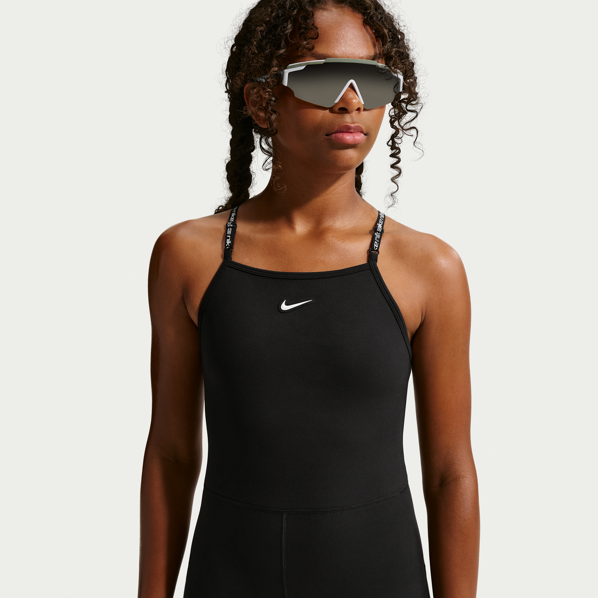Thumbnail - Nike One Dri-FIT Bodysuit für ältere Kinder (Mädchen) - Schwarz