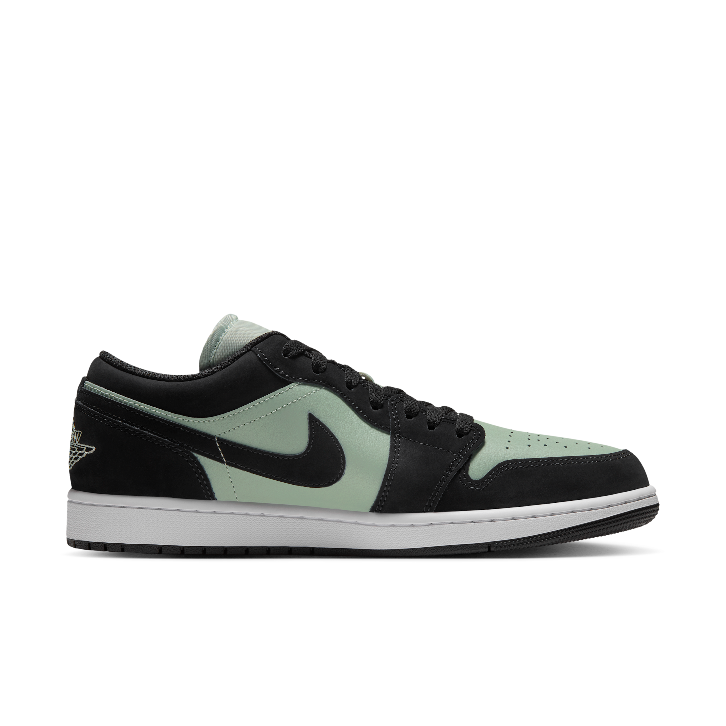 Nike Air Jordan 1 Low Men's Shoes - Black - 553558-054