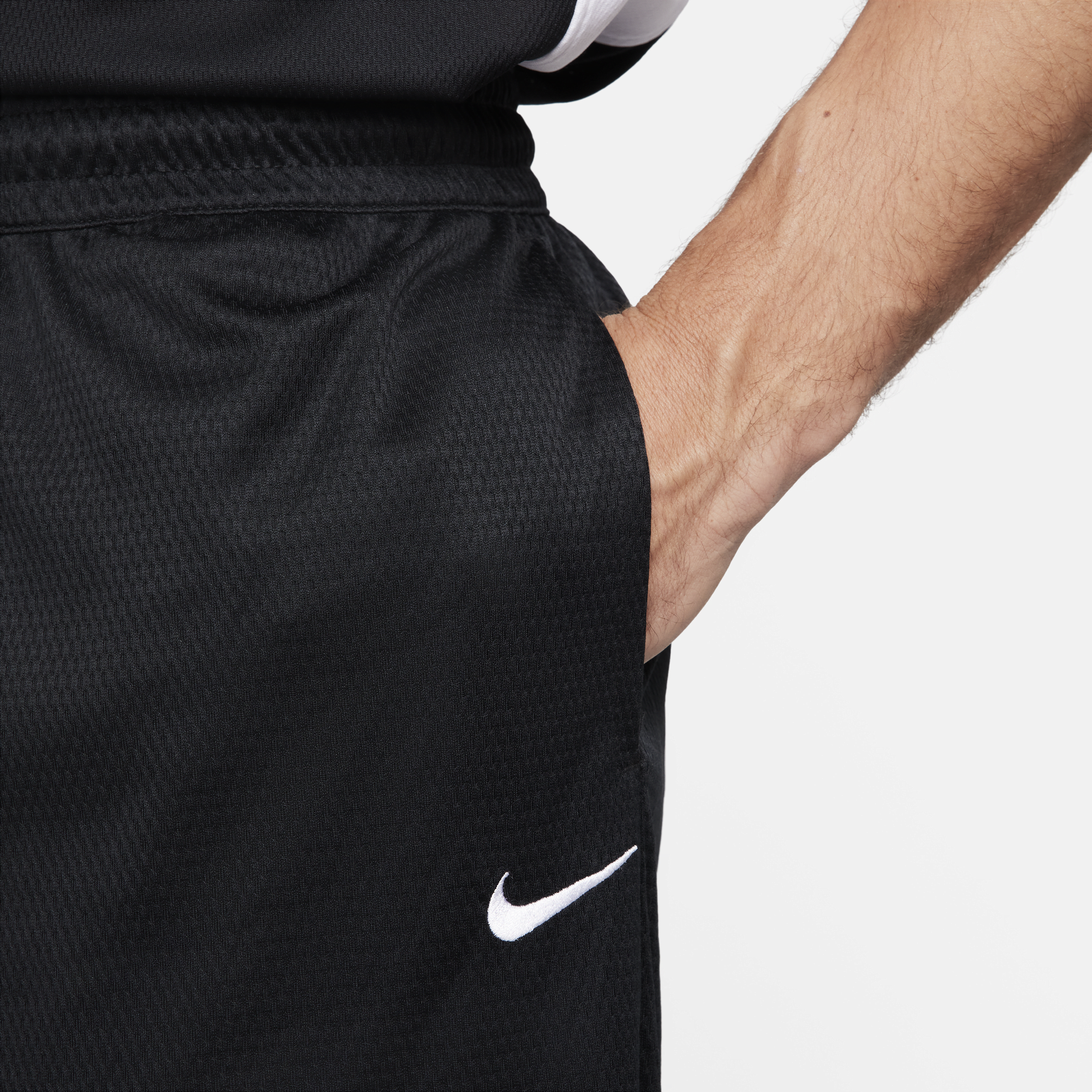 Nike Icon Dri-FIT basketbalshorts voor heren (28 cm) Zwart