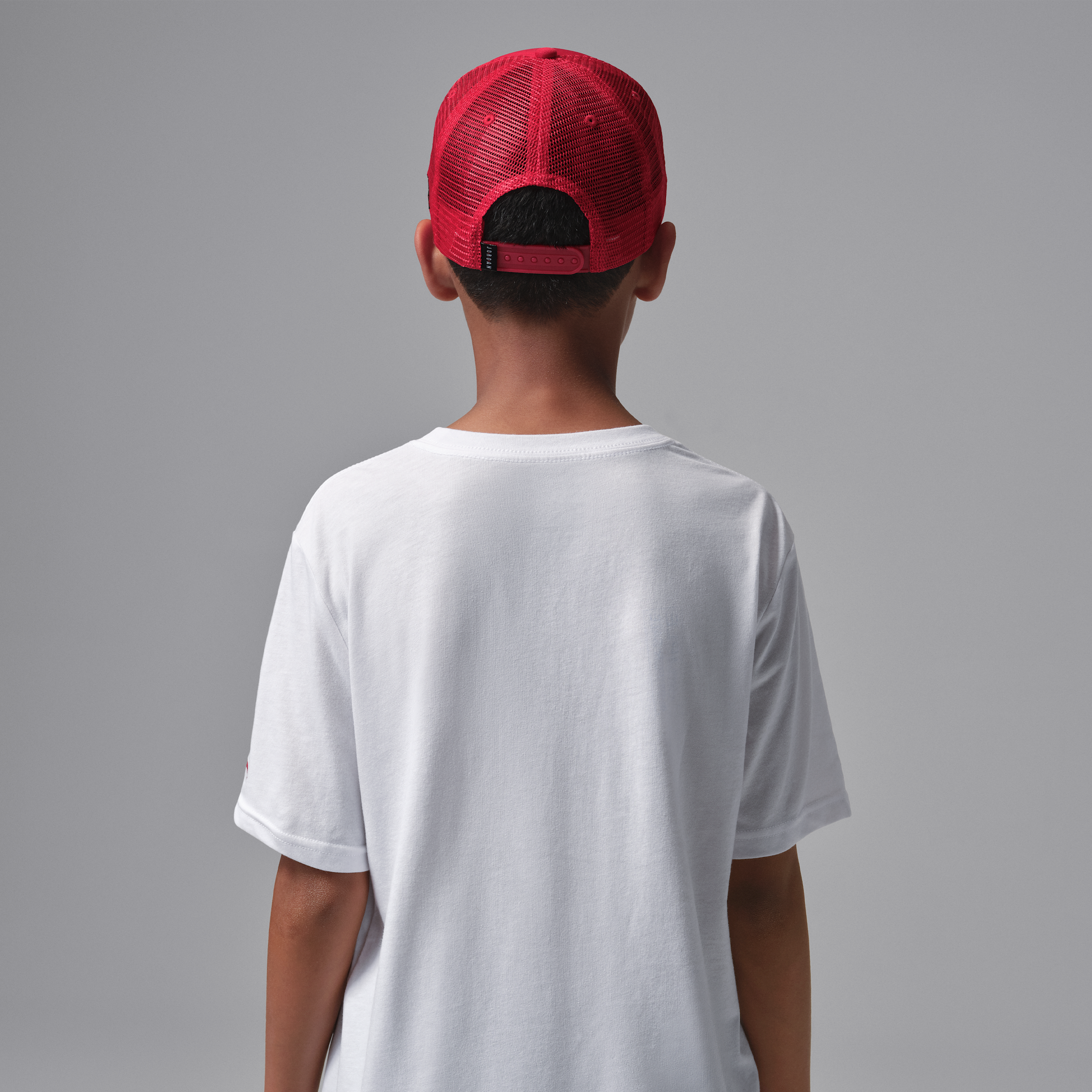 Thumbnail - Jordan Jumpman Grid Blur T-Shirt (ältere Kinder) - Weiß