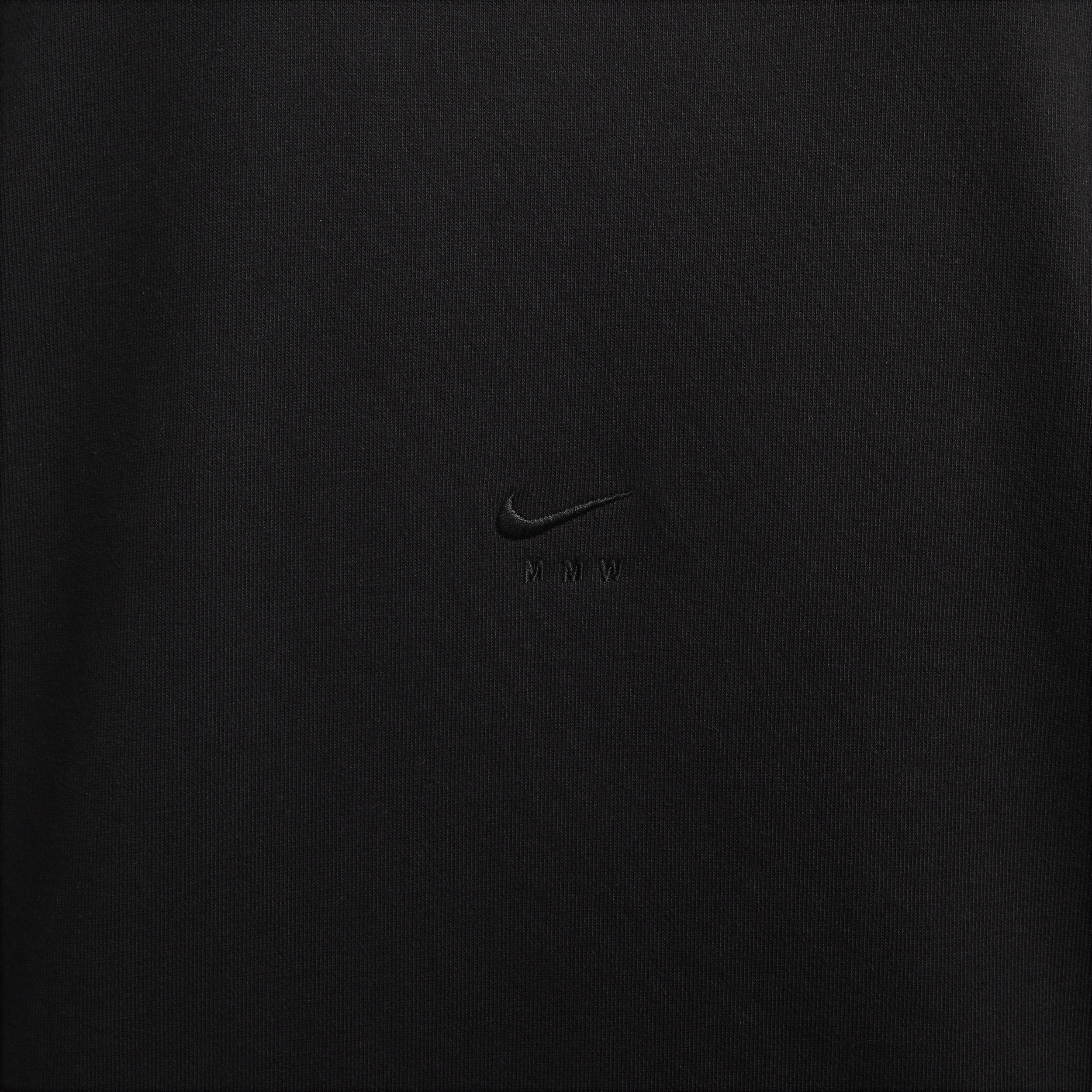 Nike x MMW fleecehoodie met rits Zwart