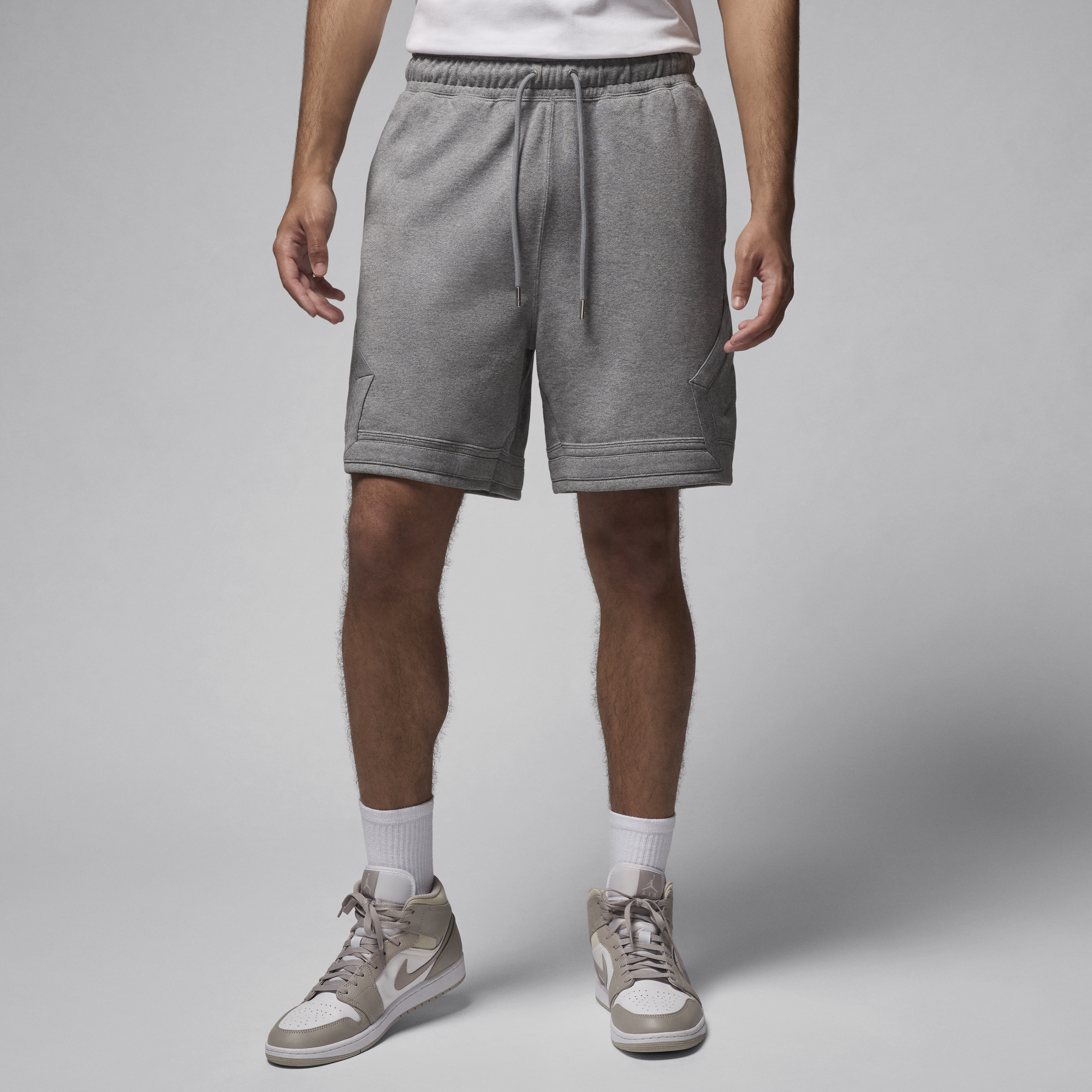 Short Diamond Jordan Flight Fleece pour homme - Gris