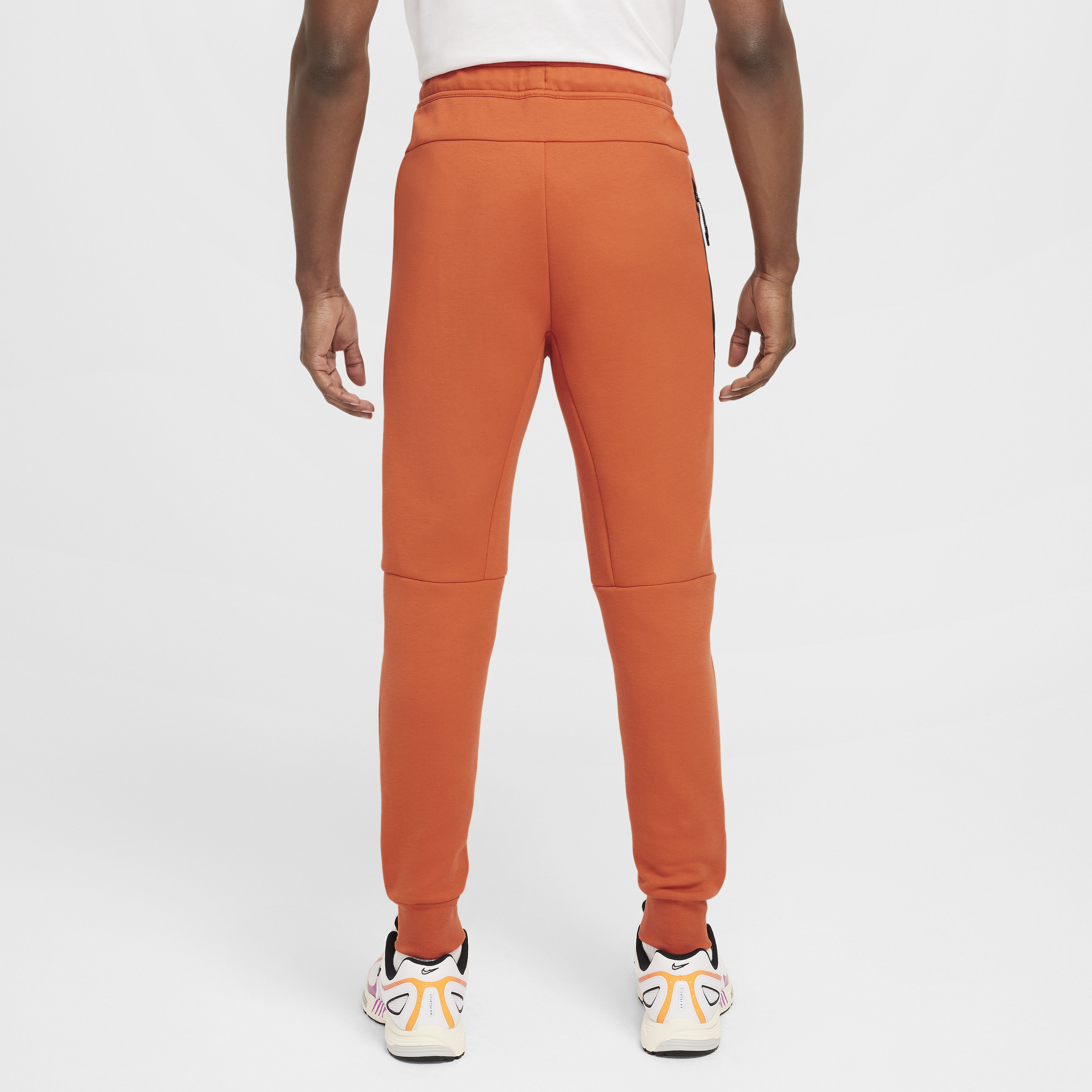 Pantalon de jogging en tissu Fleece Nike Tech pour homme - Orange