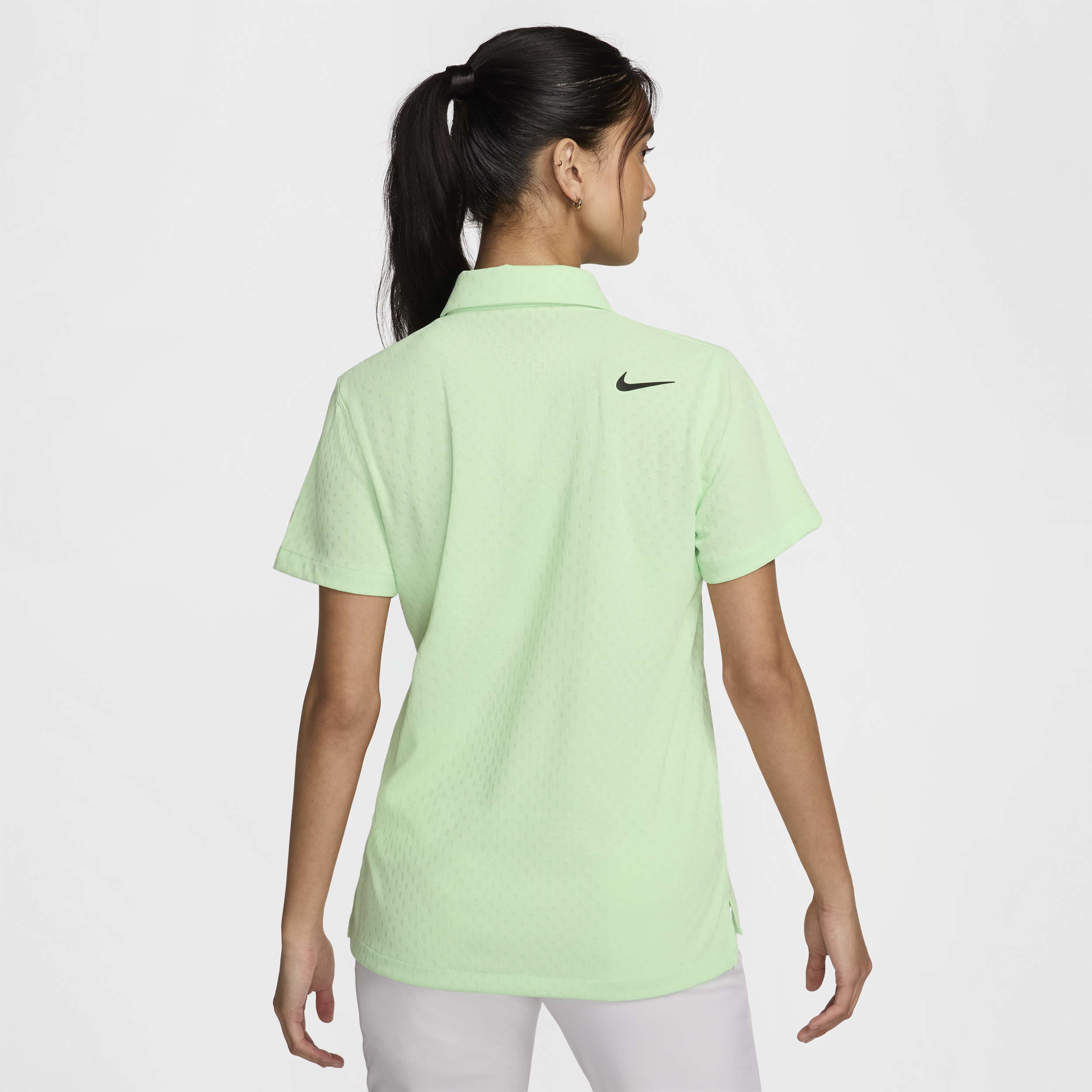 Nike Tour Dri-FIT ADV golfpolo met korte mouwen voor dames Groen